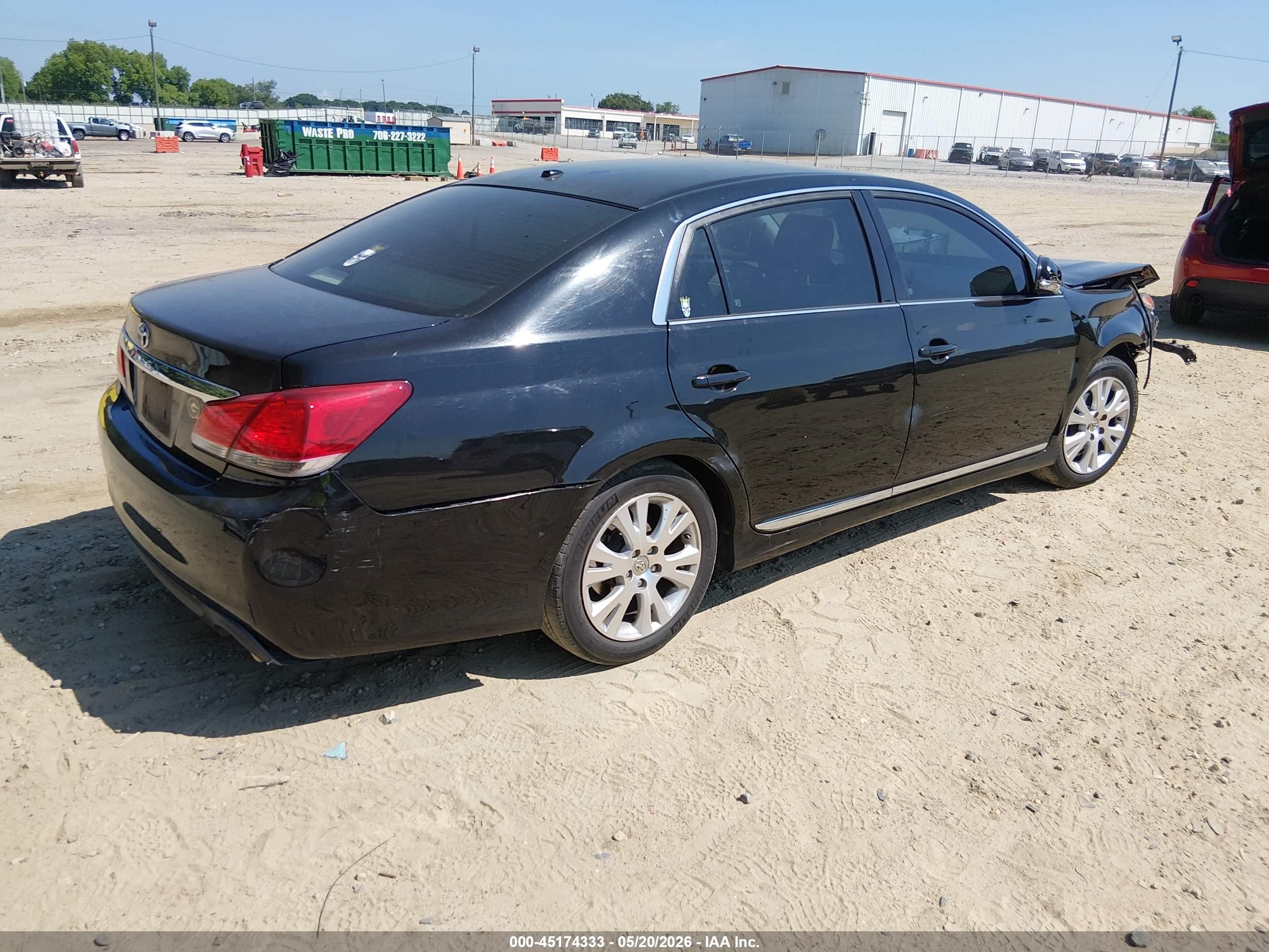 2011 Toyota Avalon   Black vin: 4T1BK3DB3BU371421