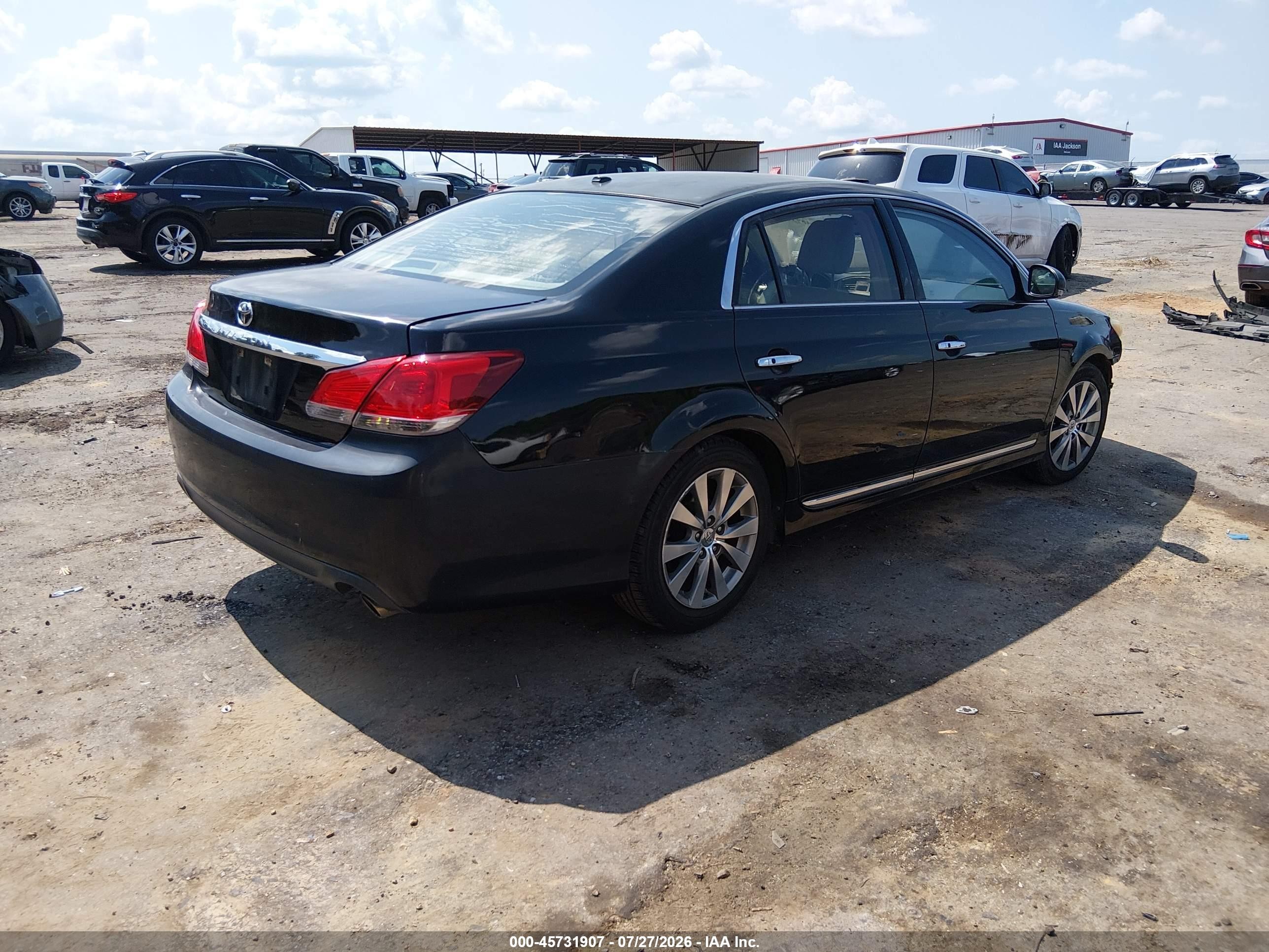 2011 Toyota Avalon Limited Black vin: 4T1BK3DB3BU374934