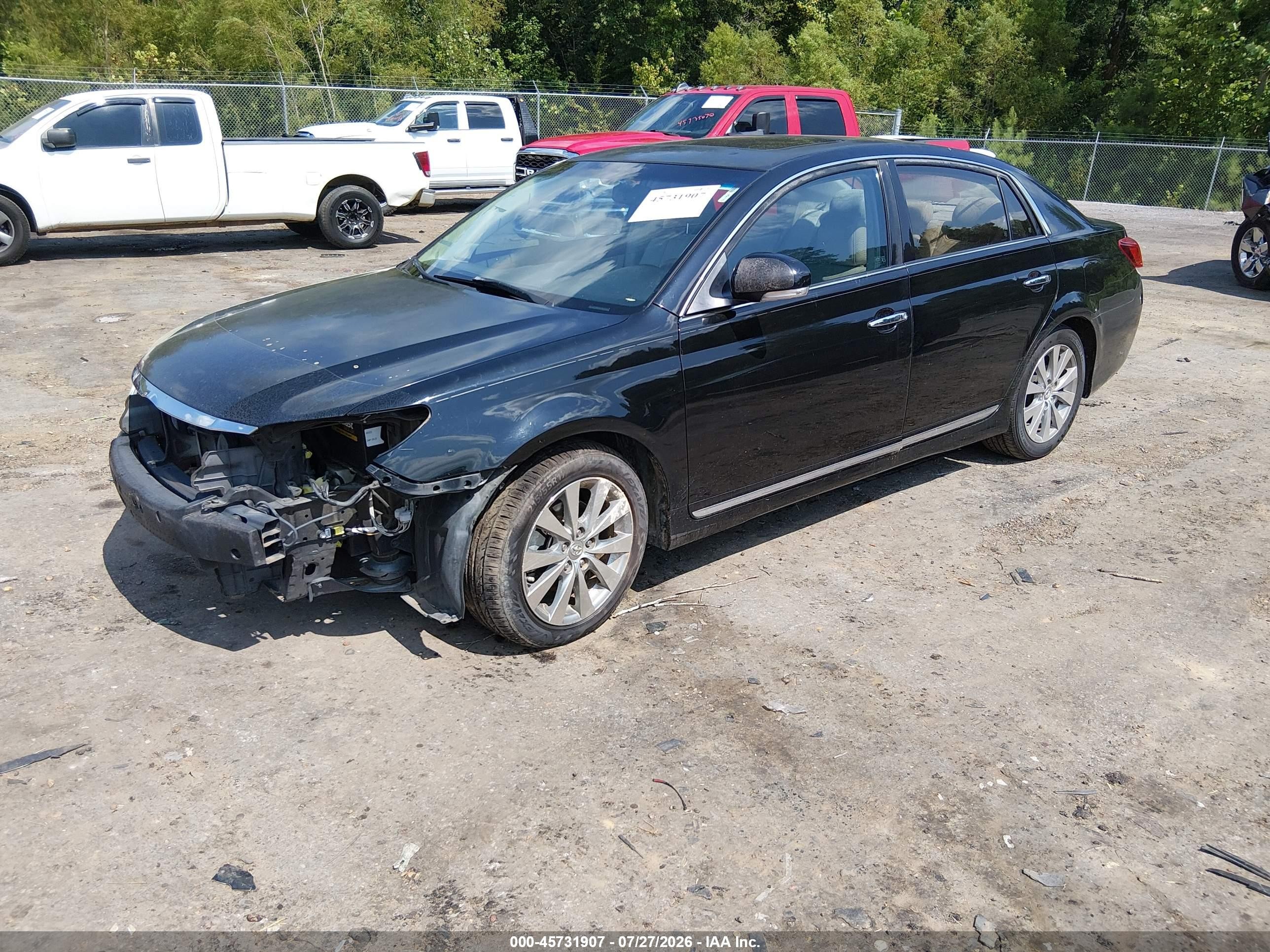 2011 Toyota Avalon Limited Black vin: 4T1BK3DB3BU374934