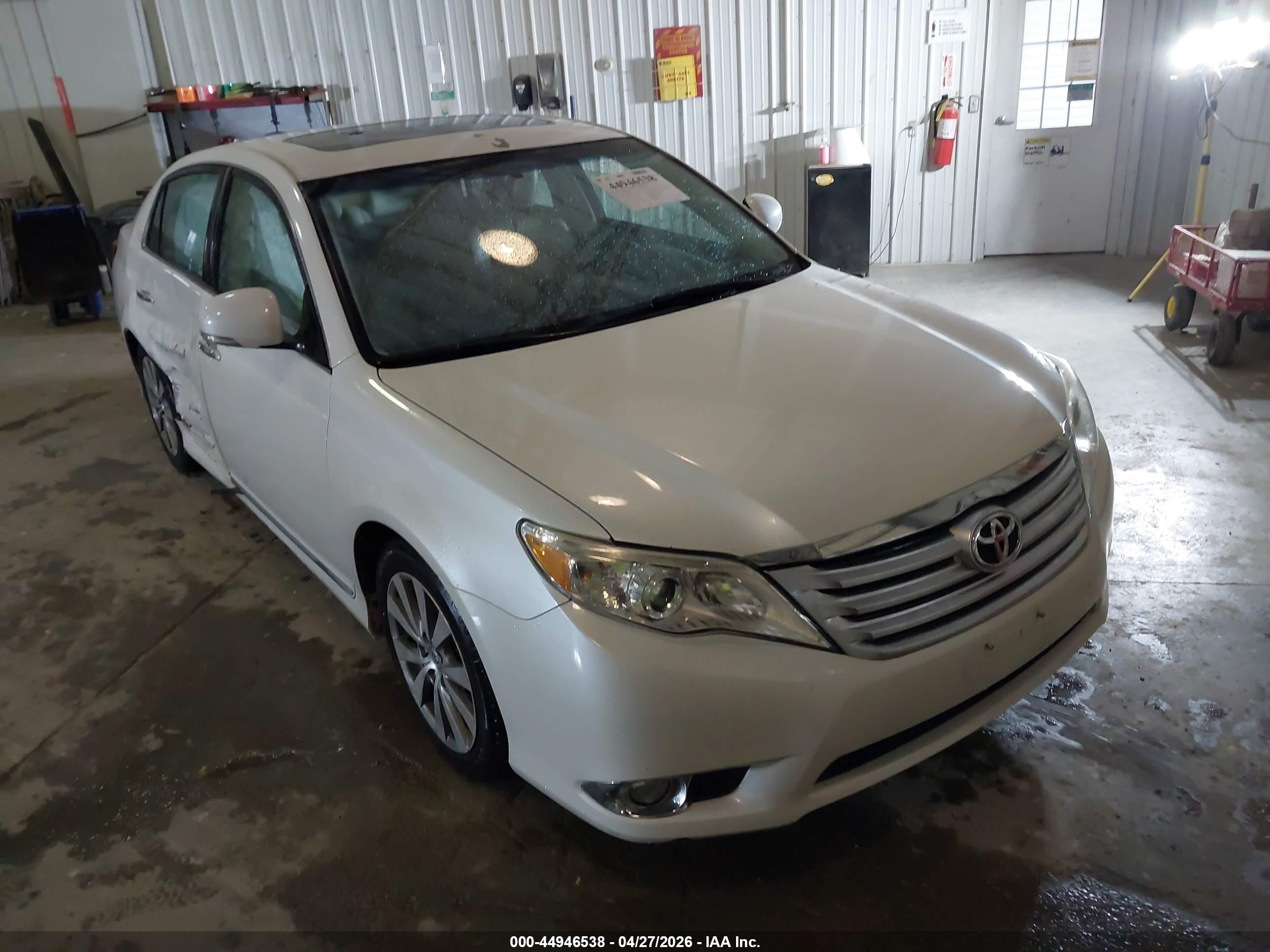 2011 Toyota Avalon Limited White vin: 4T1BK3DB3BU414347