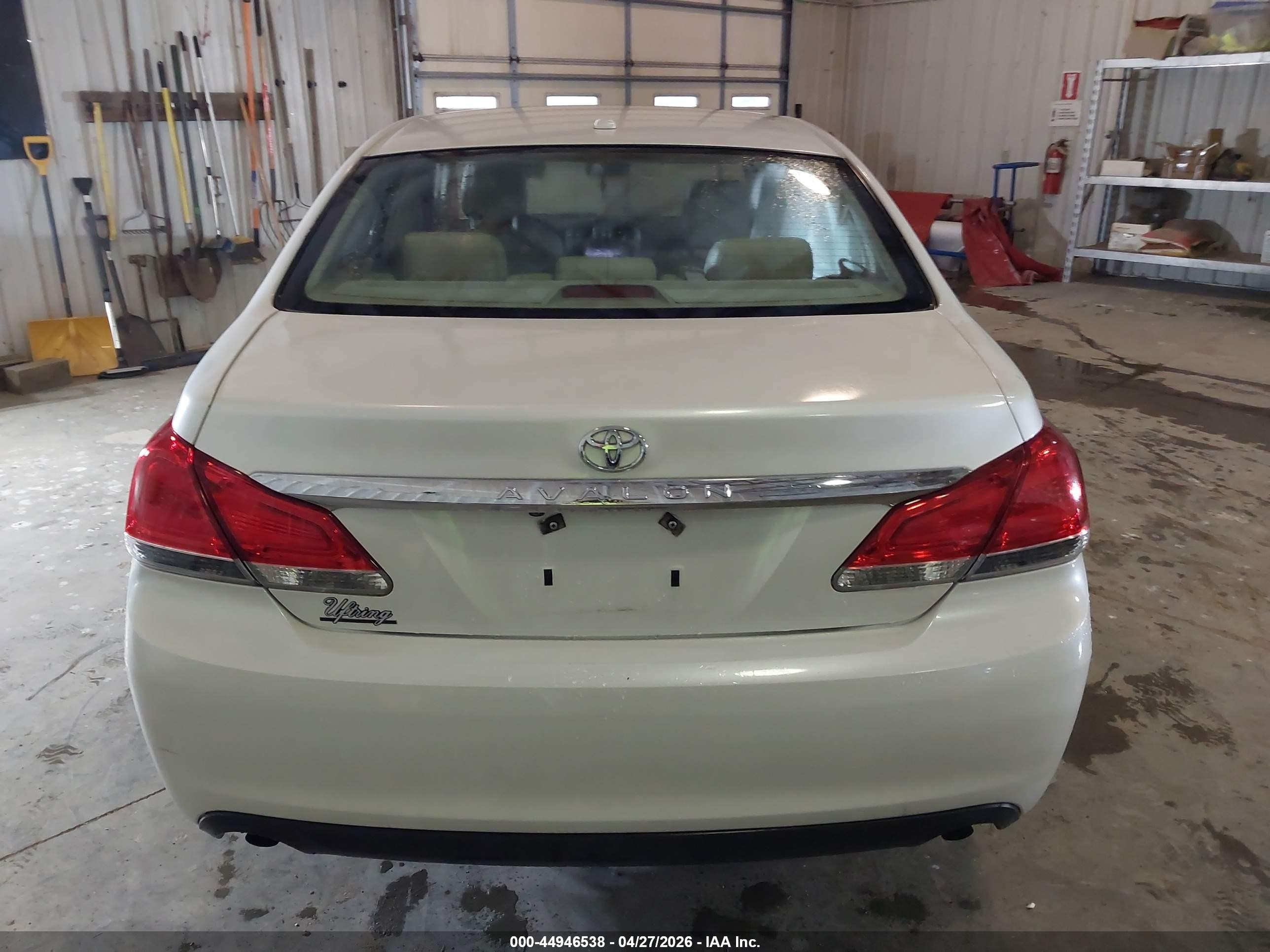 2011 Toyota Avalon Limited White vin: 4T1BK3DB3BU414347