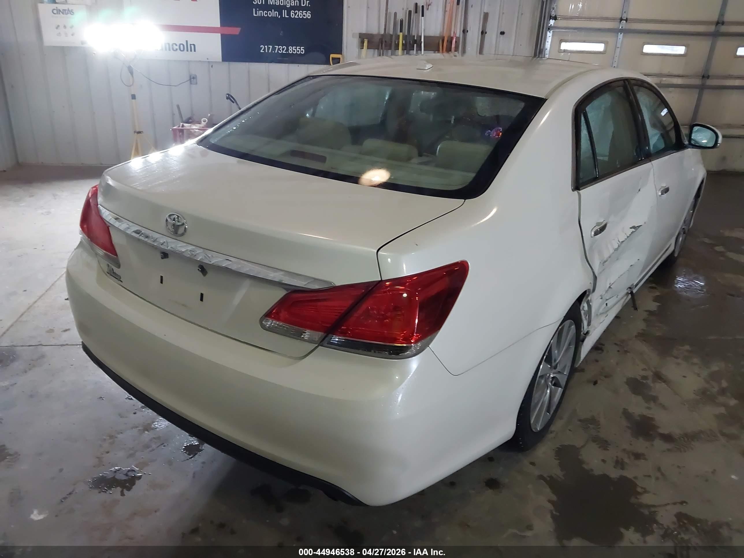 2011 Toyota Avalon Limited White vin: 4T1BK3DB3BU414347