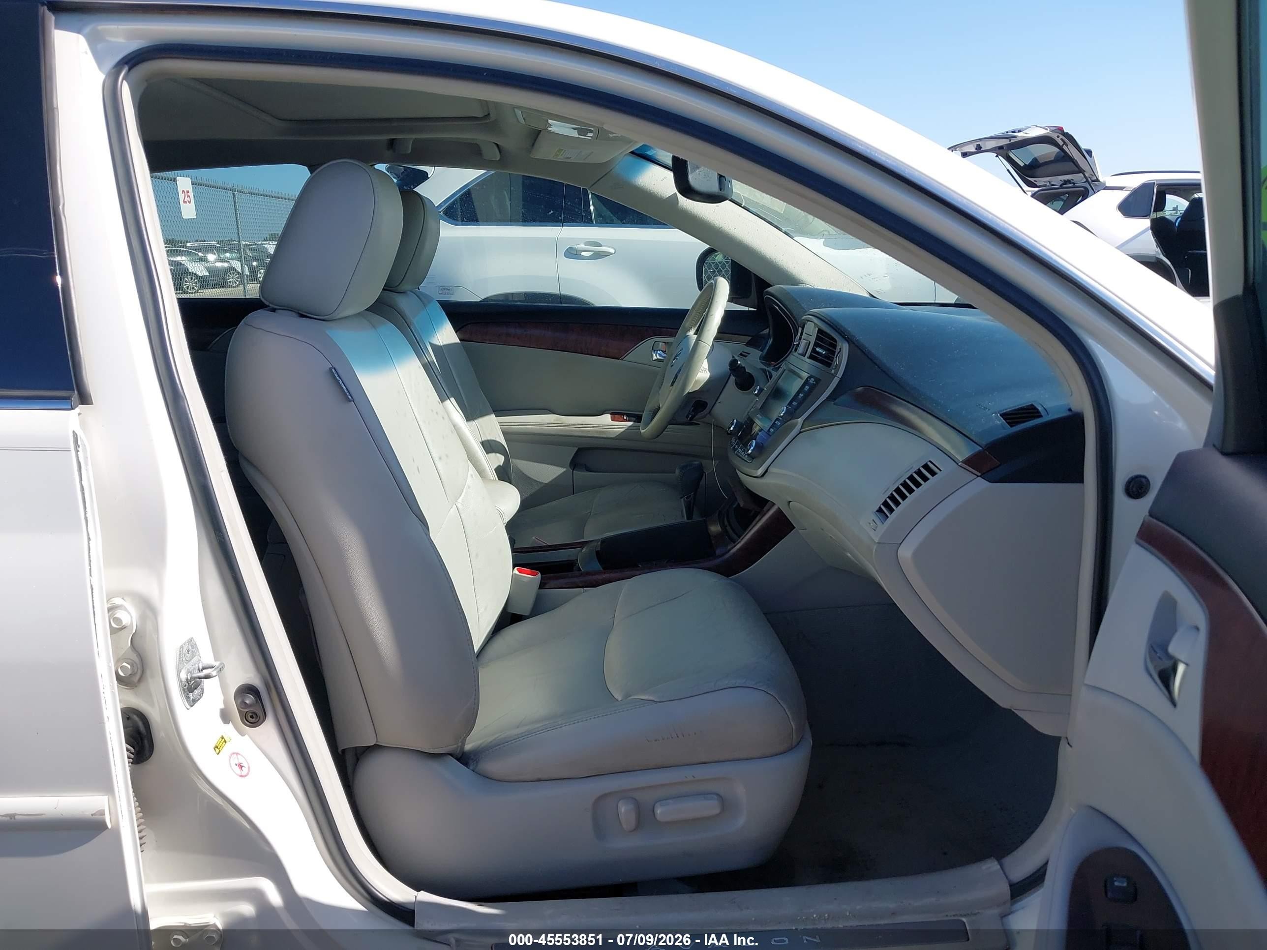 2011 Toyota Avalon   White vin: 4T1BK3DB3BU434324