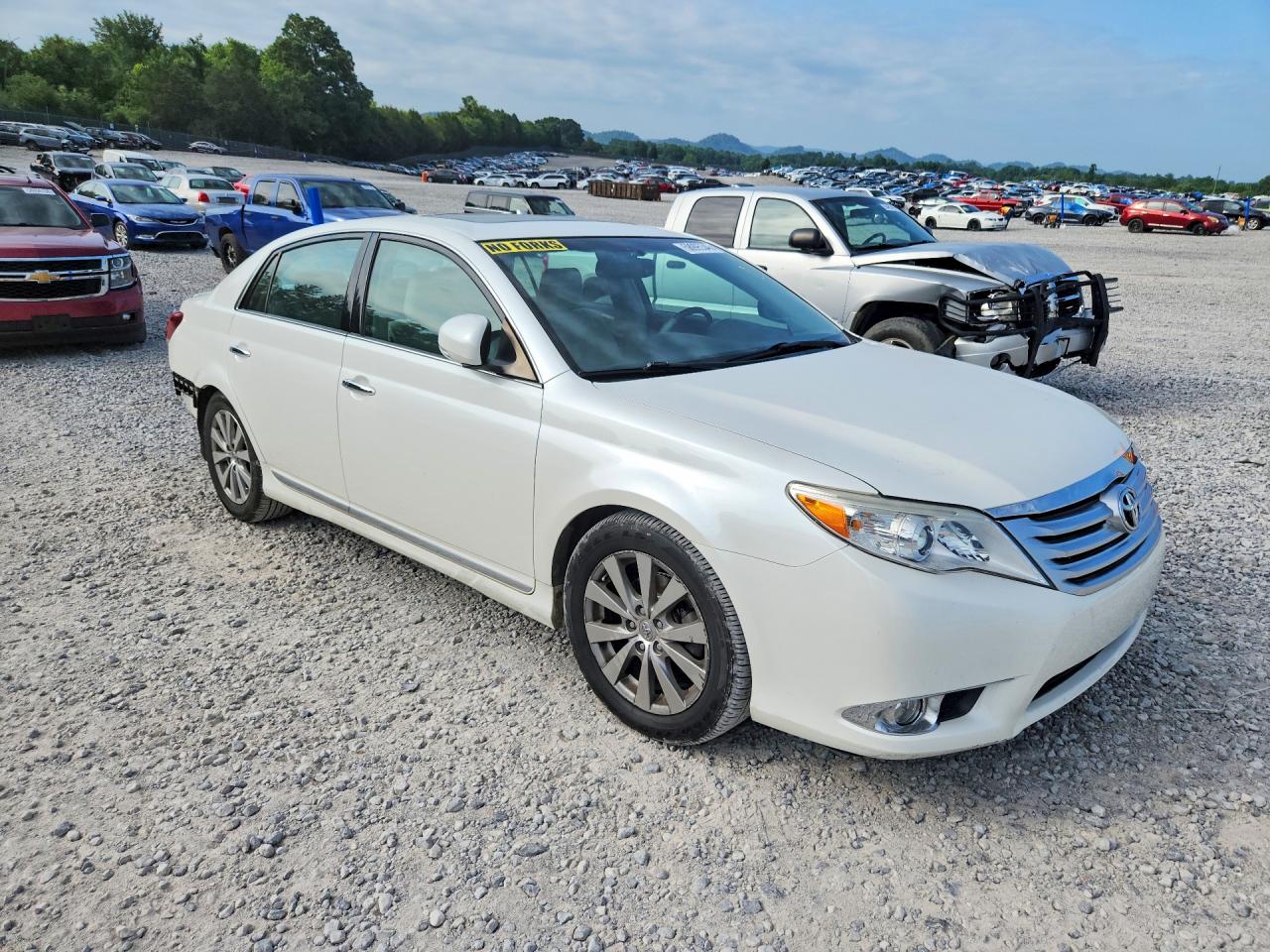 2011 Toyota Avalon Limited White vin: 4T1BK3DB3BU435845