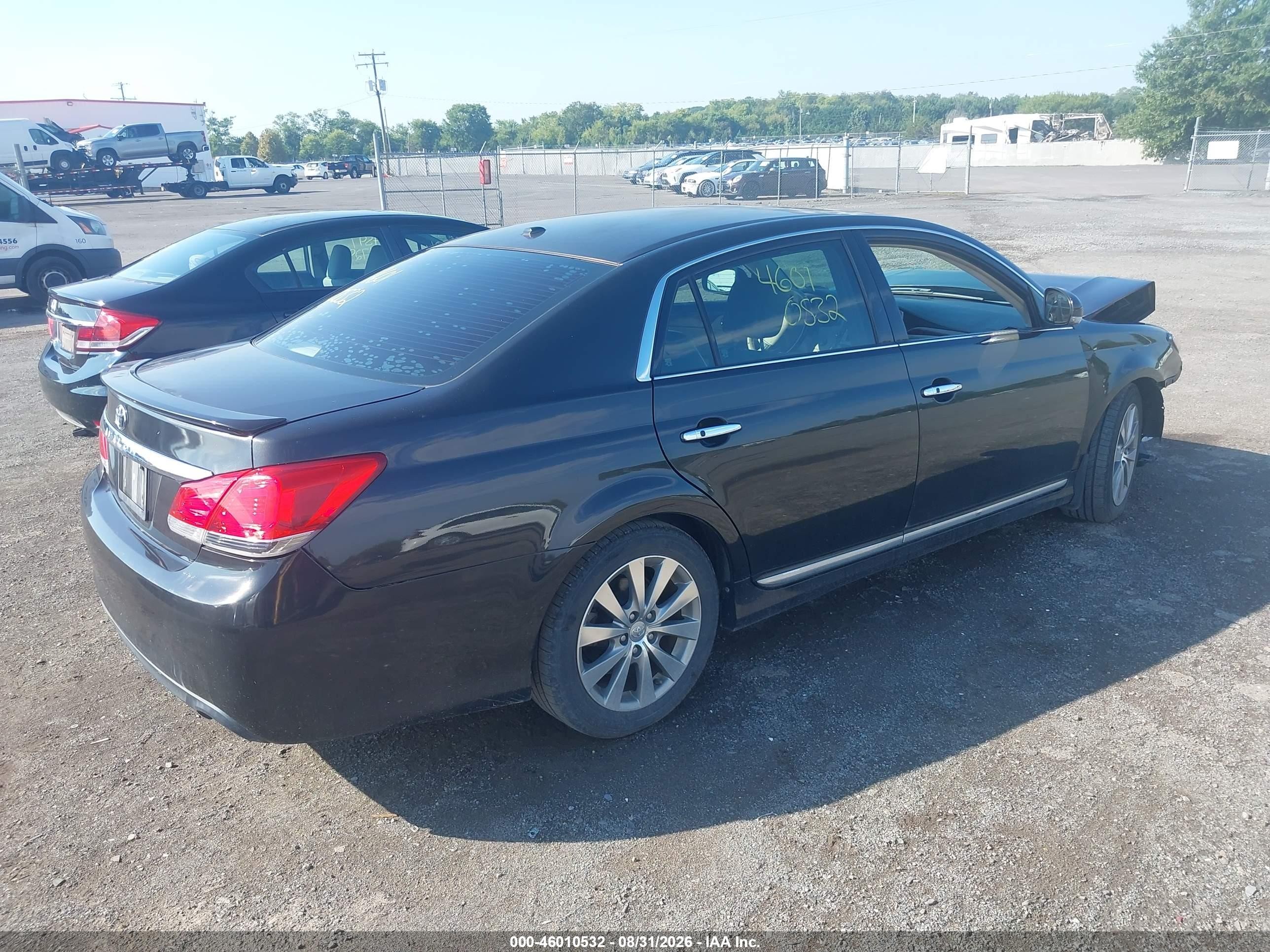 2012 Toyota Avalon Limited Black vin: 4T1BK3DB3CU440982