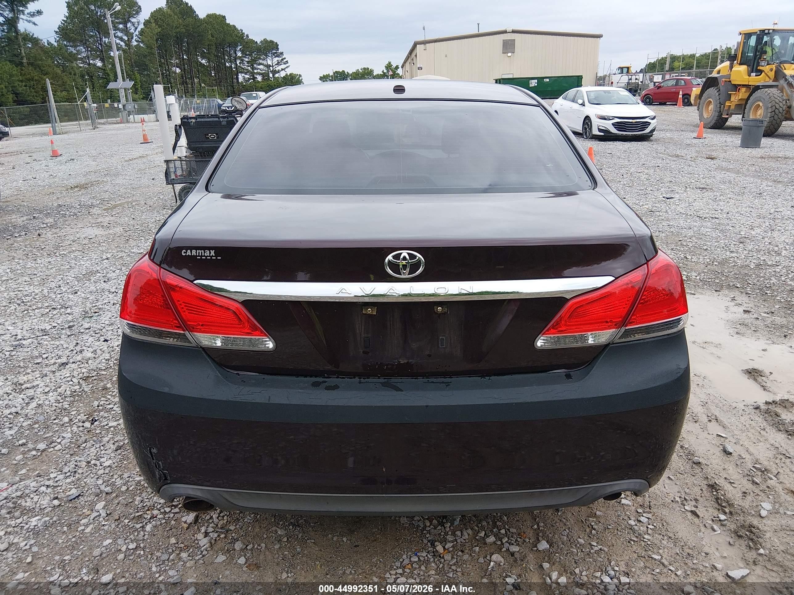 2012 Toyota Avalon Limited Бордовый vin: 4T1BK3DB3CU460827