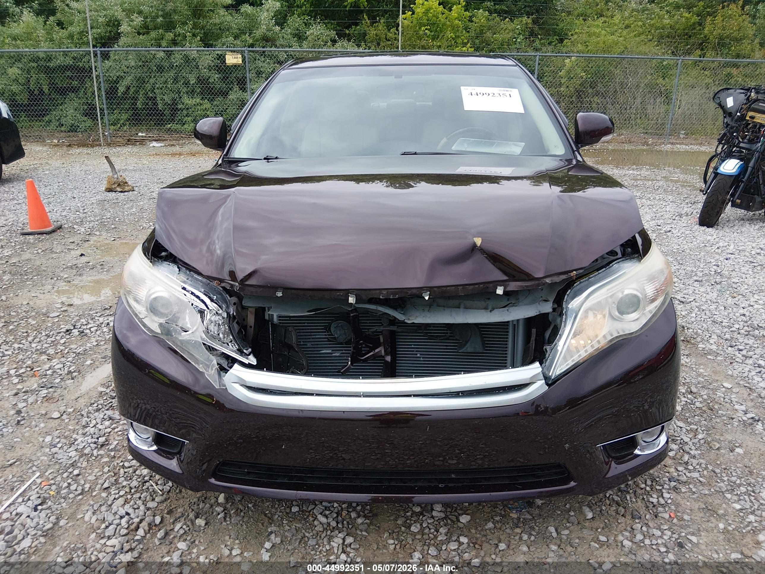 2012 Toyota Avalon Limited Бордовый vin: 4T1BK3DB3CU460827
