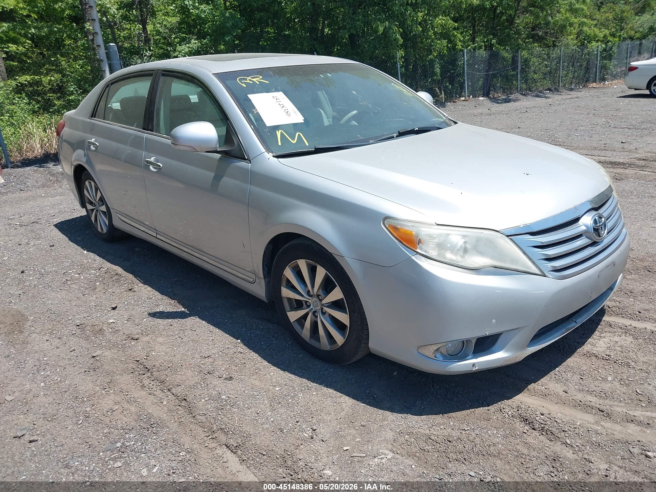 2011 Toyota Avalon Limited Silver vin: 4T1BK3DB4BU372027