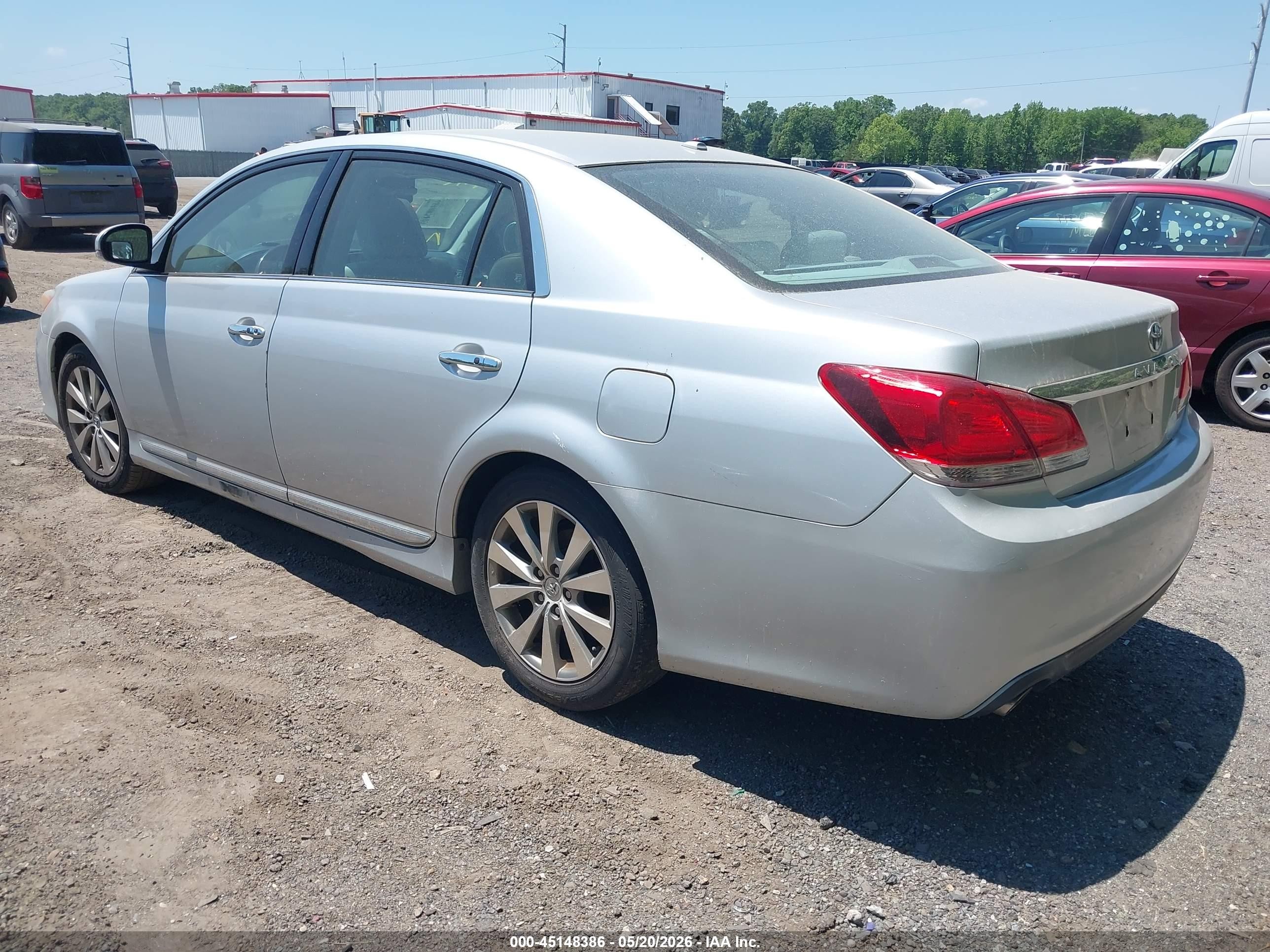 2011 Toyota Avalon Limited Silver vin: 4T1BK3DB4BU372027