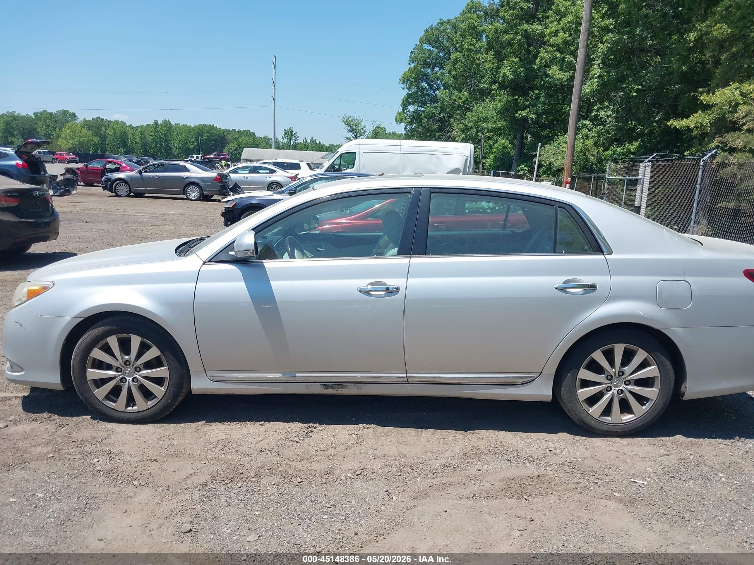 2011 Toyota Avalon Limited Silver vin: 4T1BK3DB4BU372027