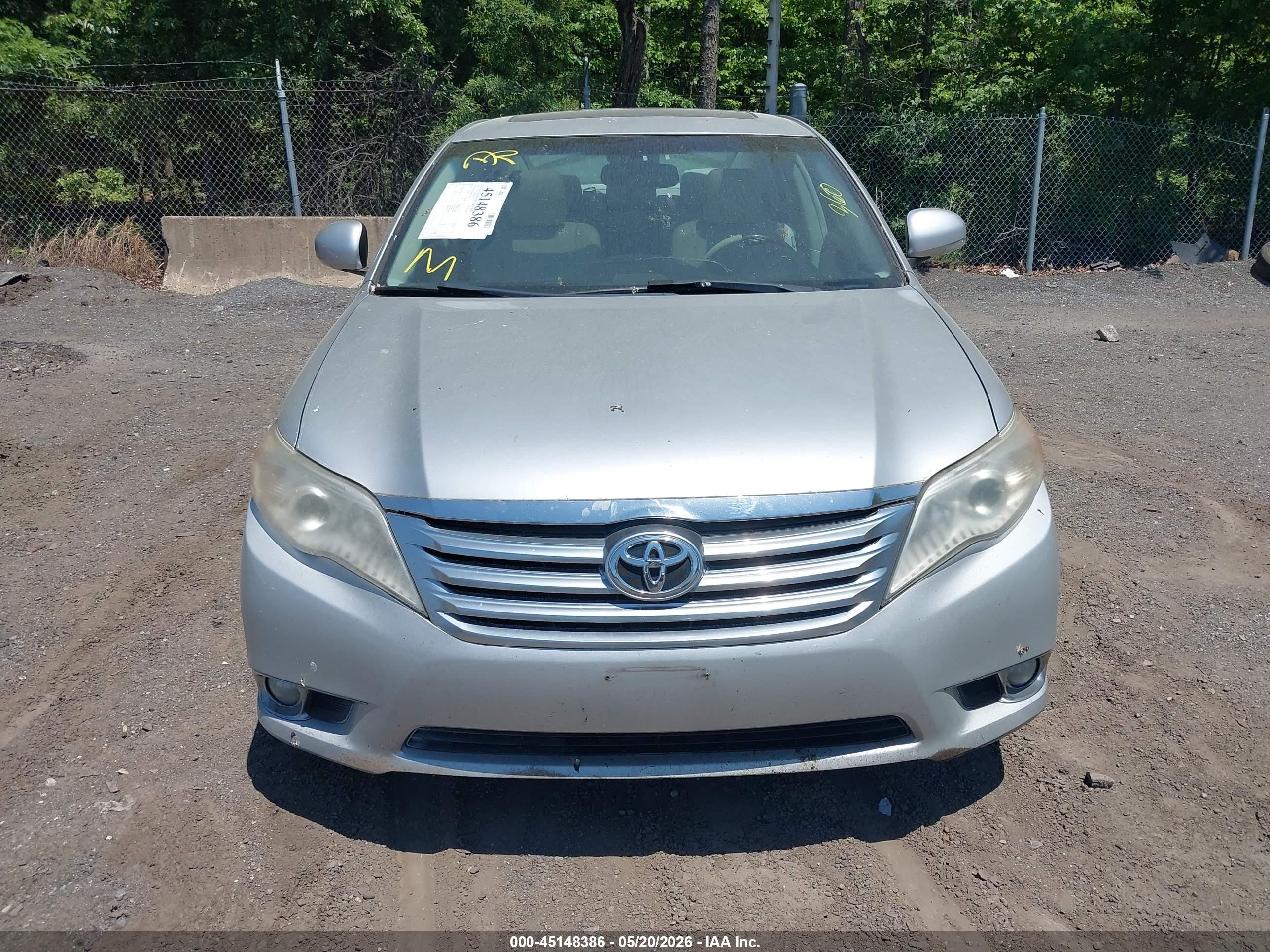 2011 Toyota Avalon Limited Silver vin: 4T1BK3DB4BU372027