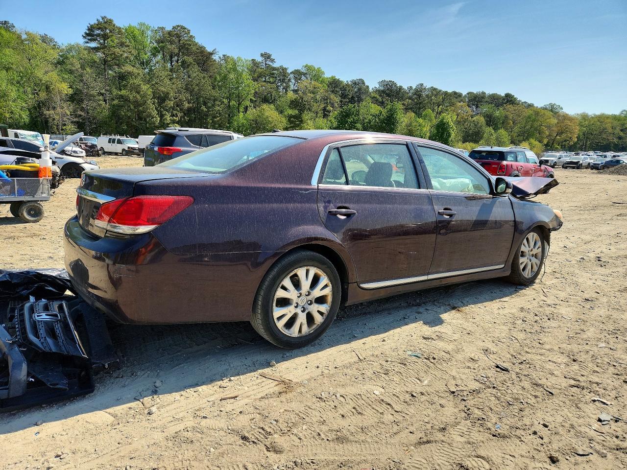 2011 Toyota Avalon Base Бордовый vin: 4T1BK3DB4BU383318