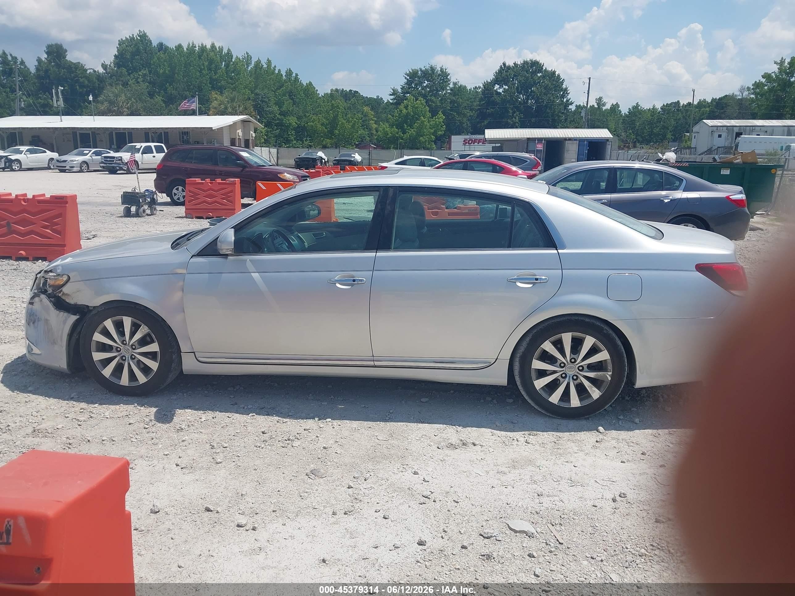 2011 Toyota Avalon Limited Silver vin: 4T1BK3DB4BU395923