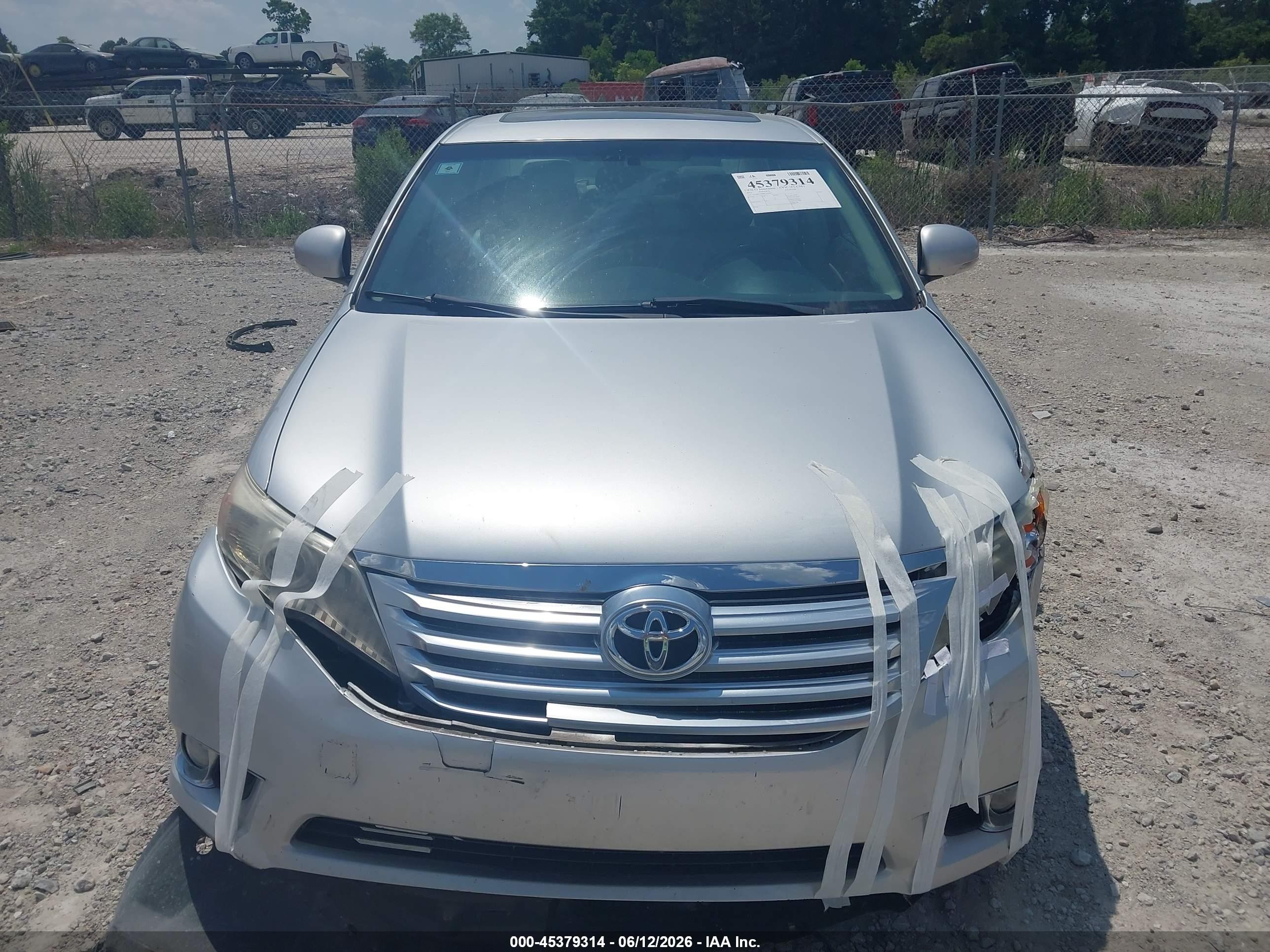 2011 Toyota Avalon Limited Silver vin: 4T1BK3DB4BU395923