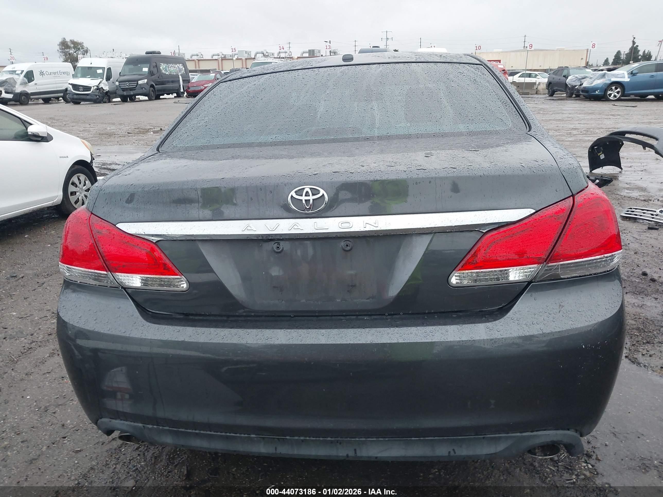 2011 Toyota Avalon Limited Gray vin: 4T1BK3DB4BU396313