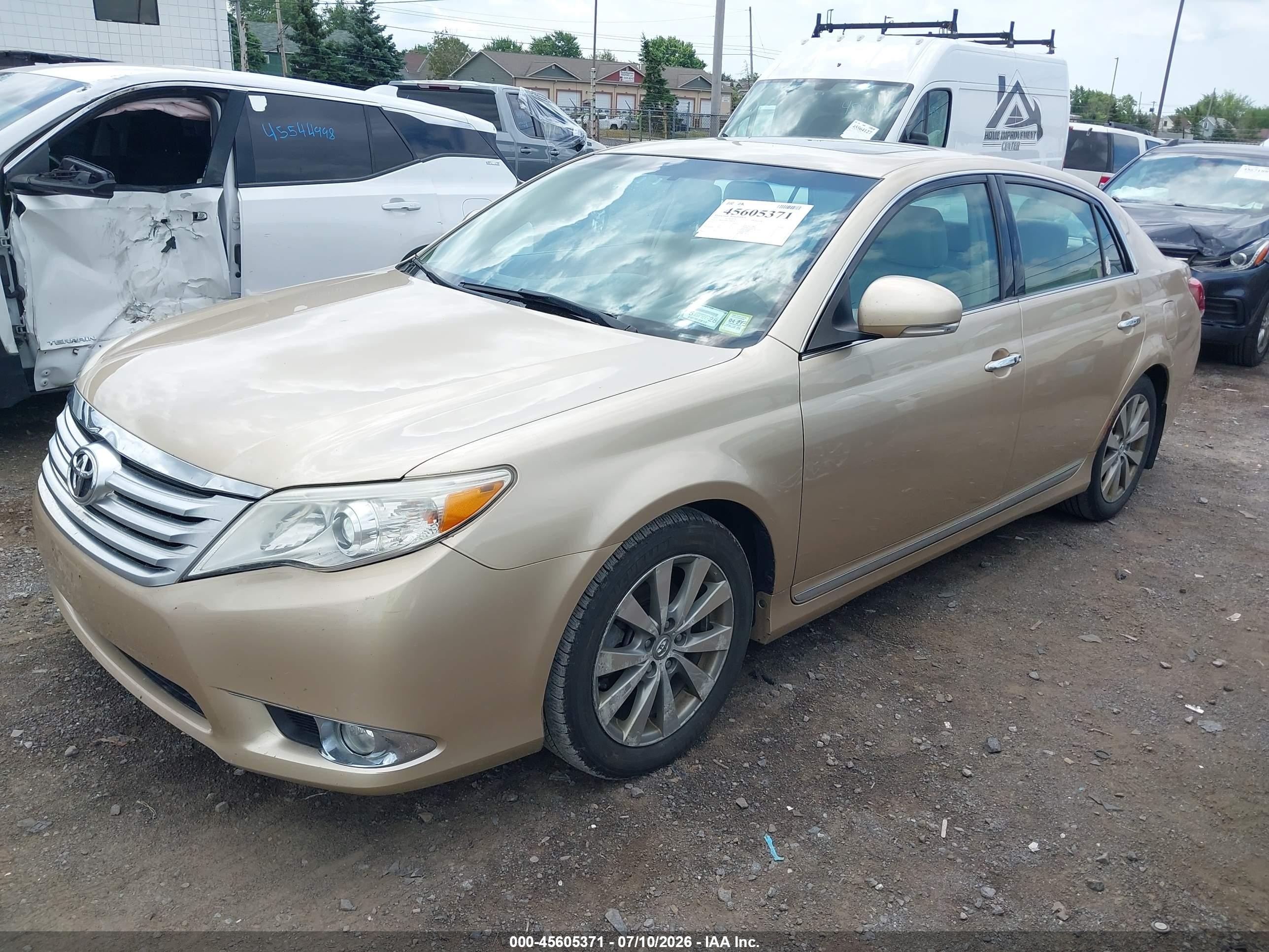 2011 Toyota Avalon Limited Gold vin: 4T1BK3DB4BU398918