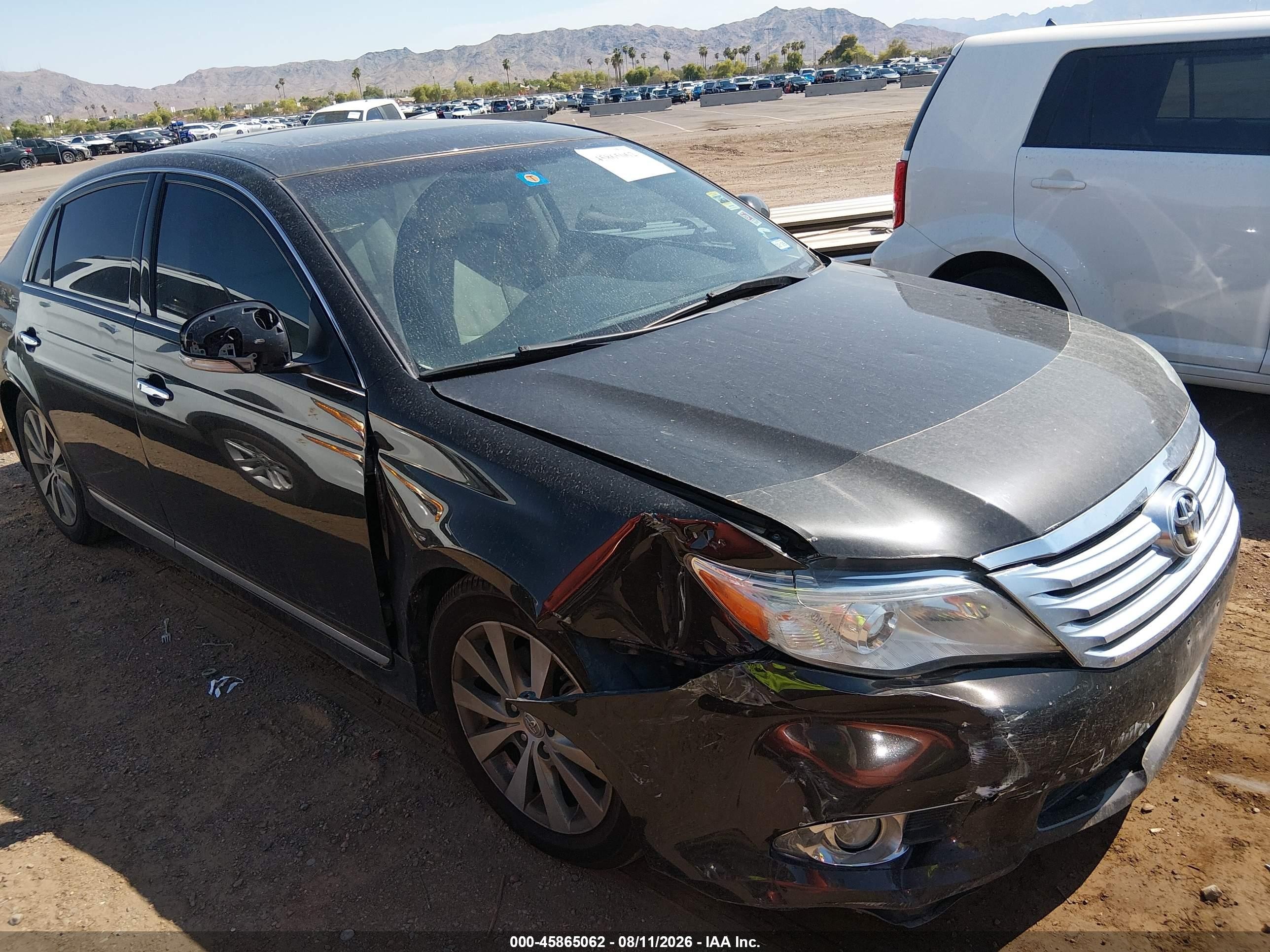 2011 Toyota Avalon Limited Black vin: 4T1BK3DB4BU403213