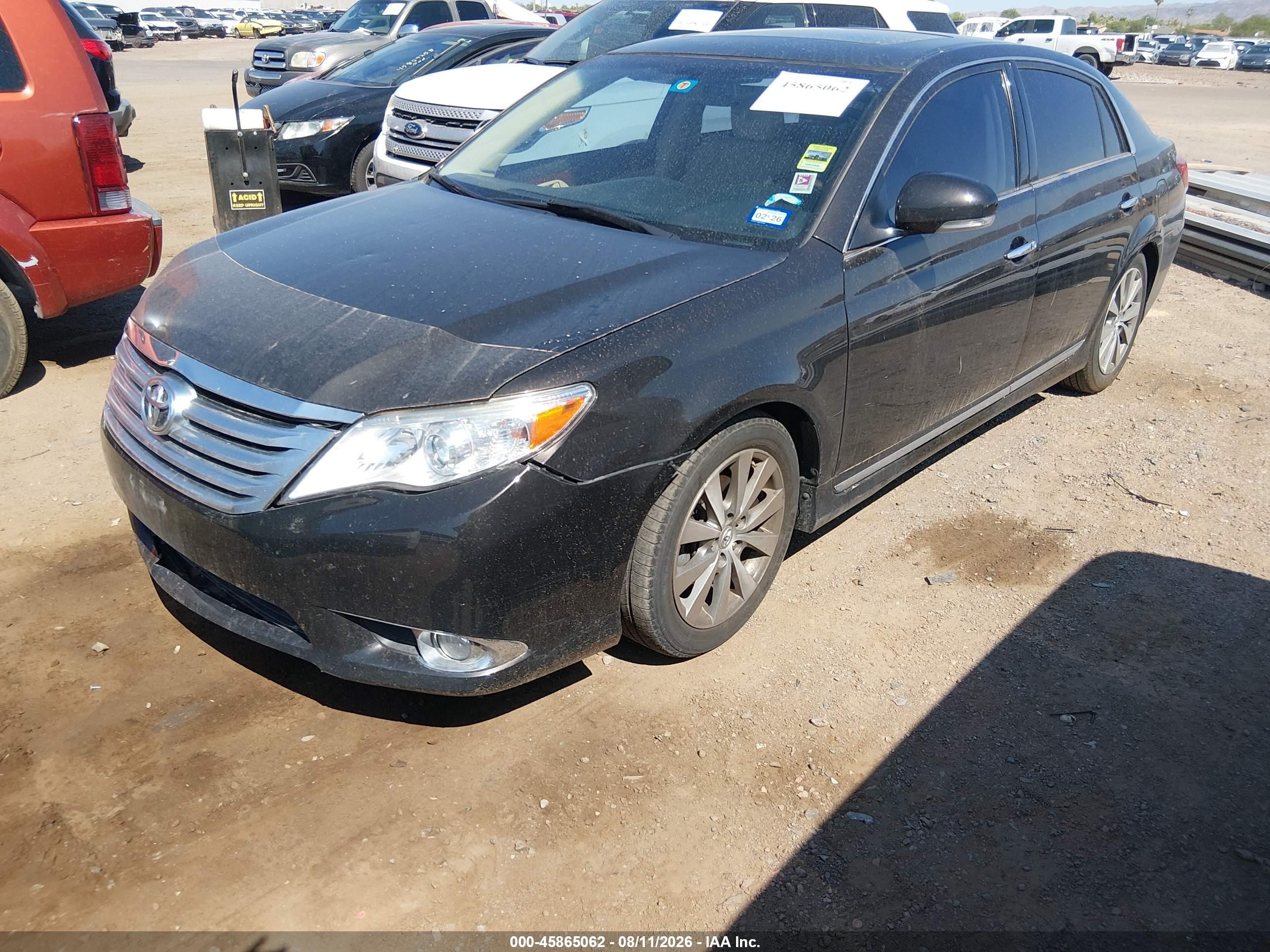 2011 Toyota Avalon Limited Black vin: 4T1BK3DB4BU403213