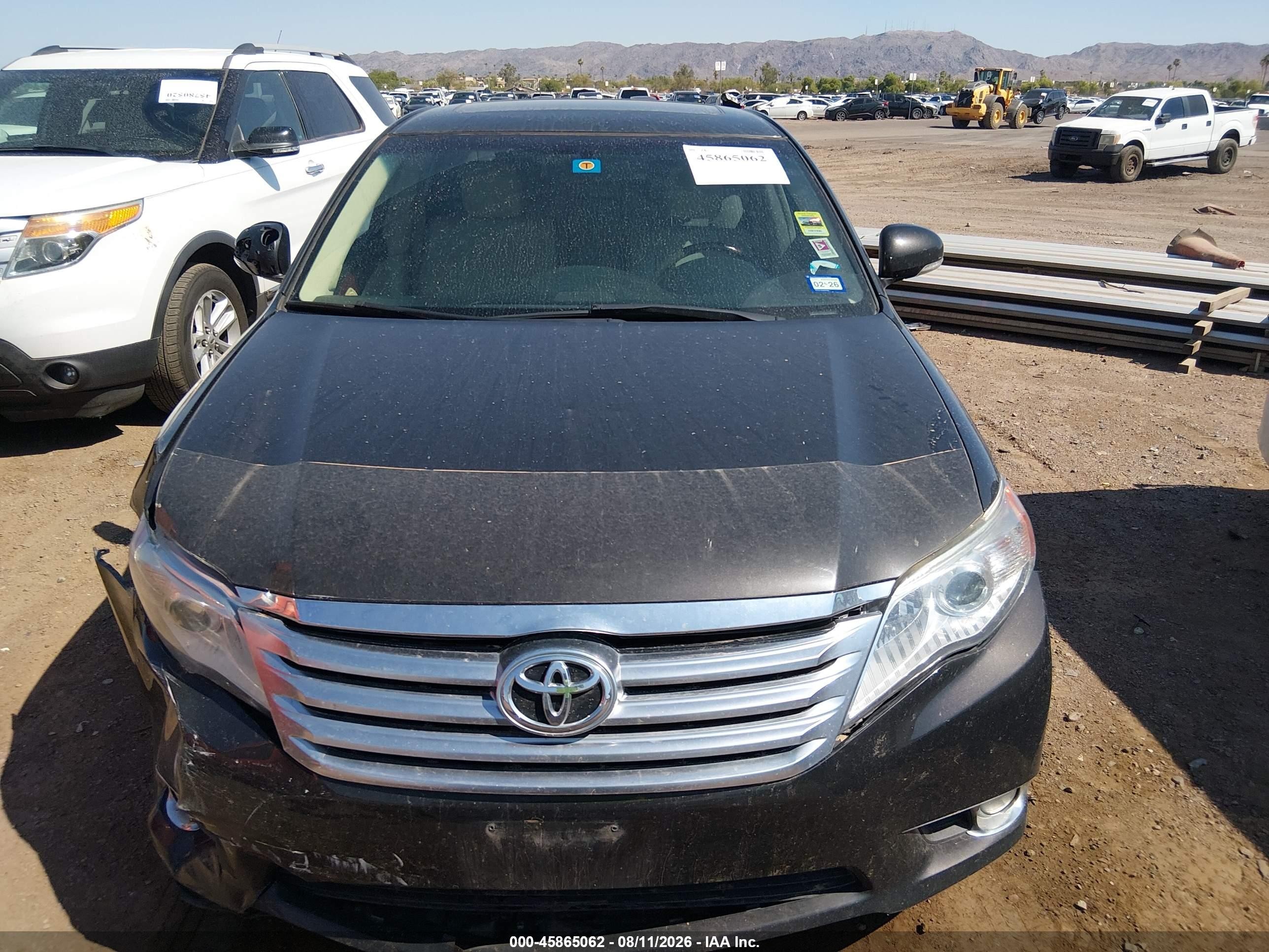 2011 Toyota Avalon Limited Black vin: 4T1BK3DB4BU403213