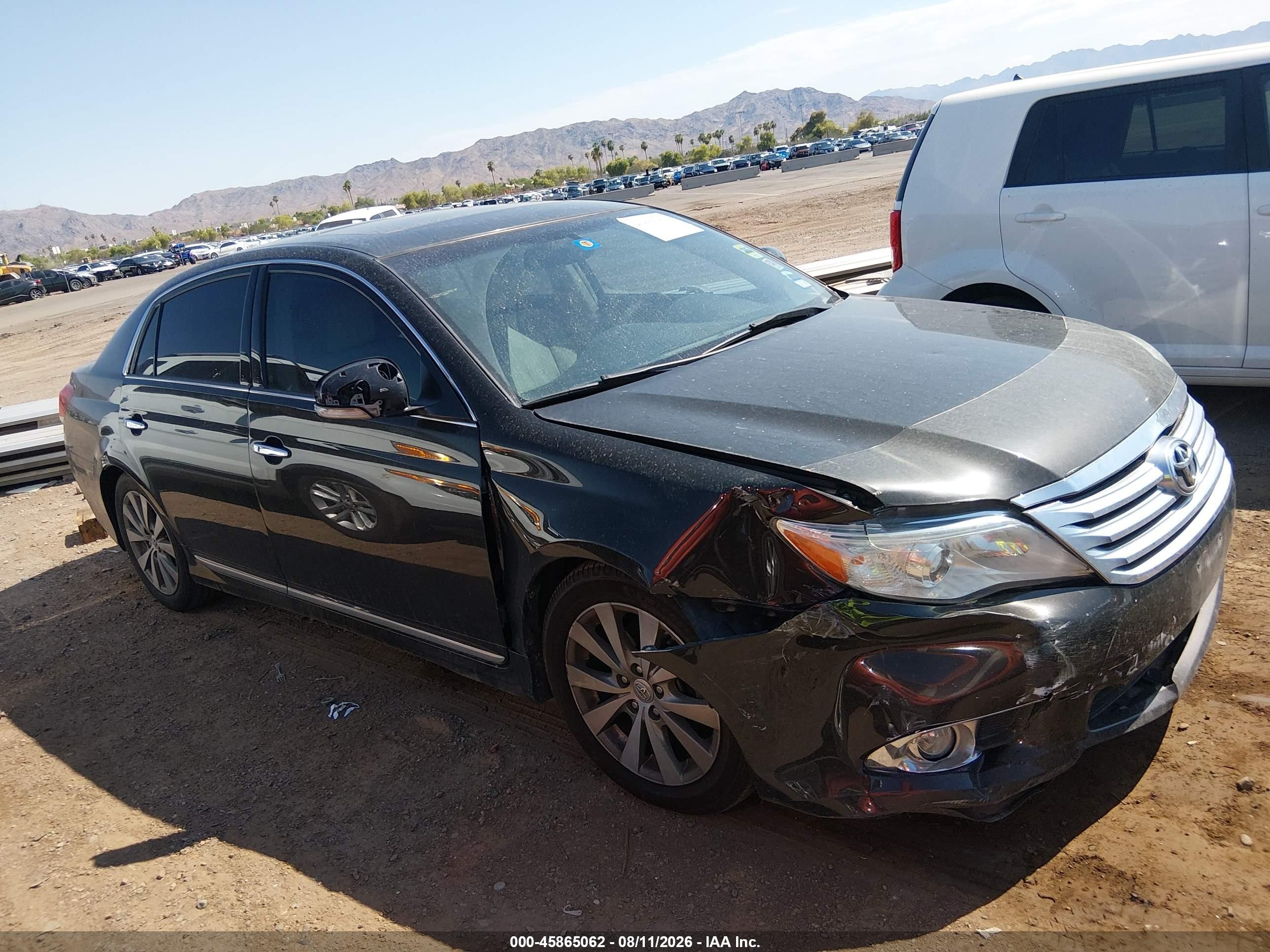 2011 Toyota Avalon Limited Black vin: 4T1BK3DB4BU403213