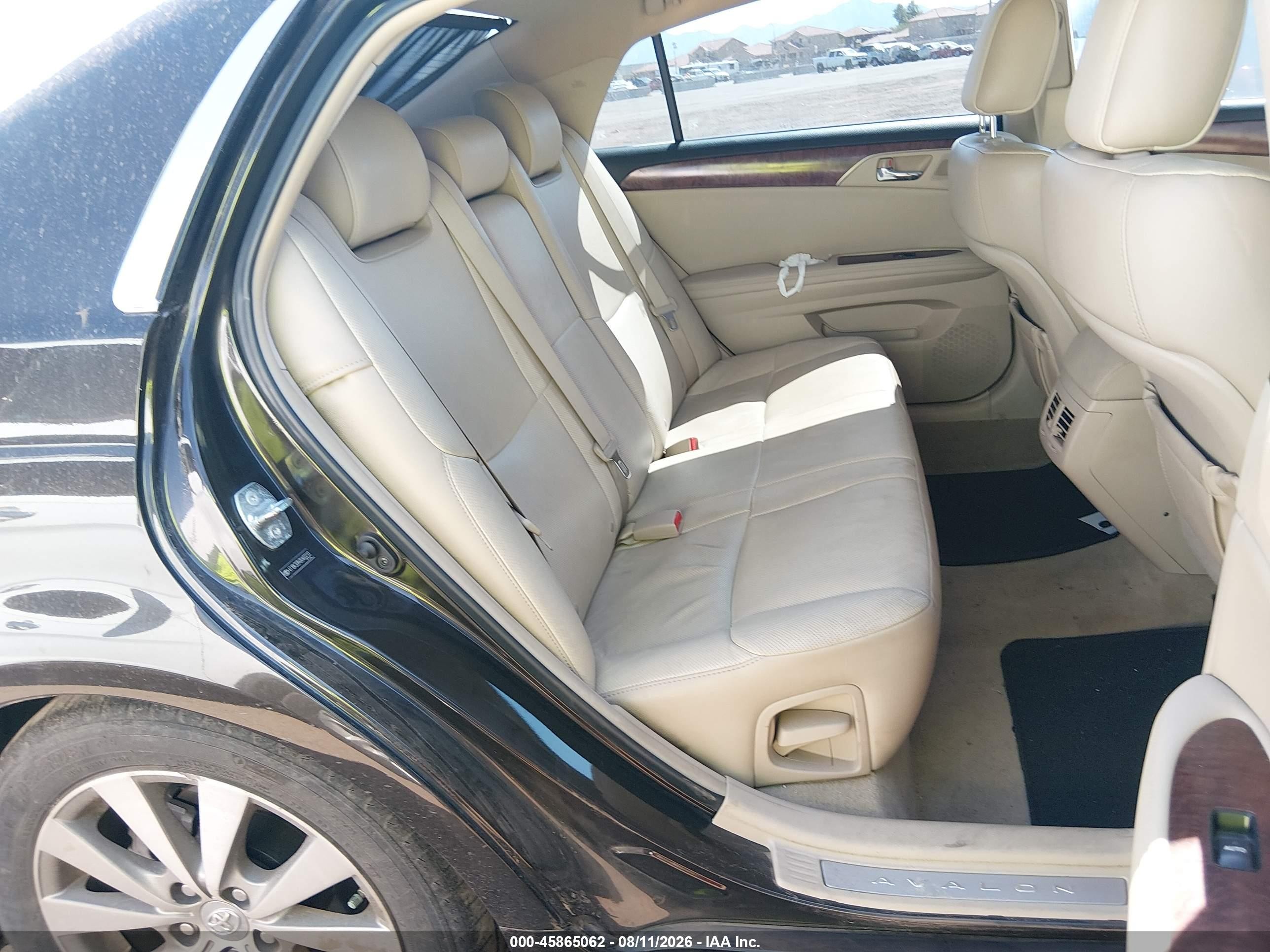 2011 Toyota Avalon Limited Black vin: 4T1BK3DB4BU403213