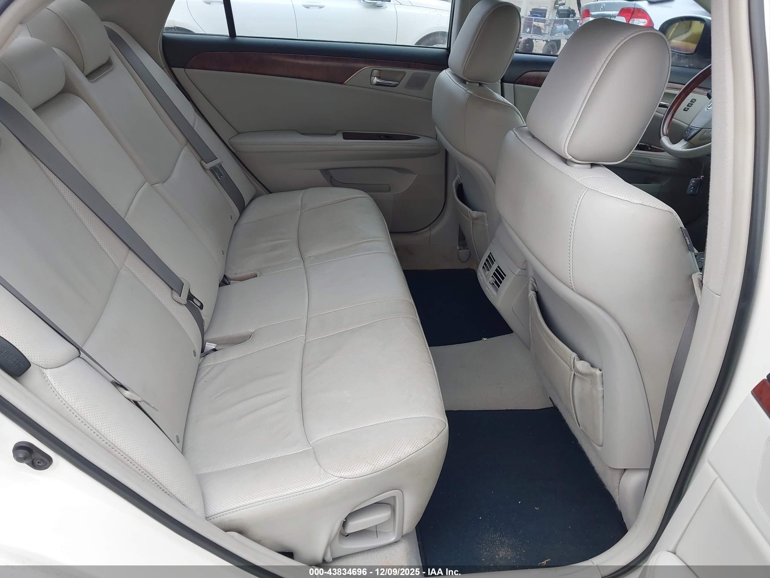 2011 Toyota Avalon Limited White vin: 4T1BK3DB4BU421498