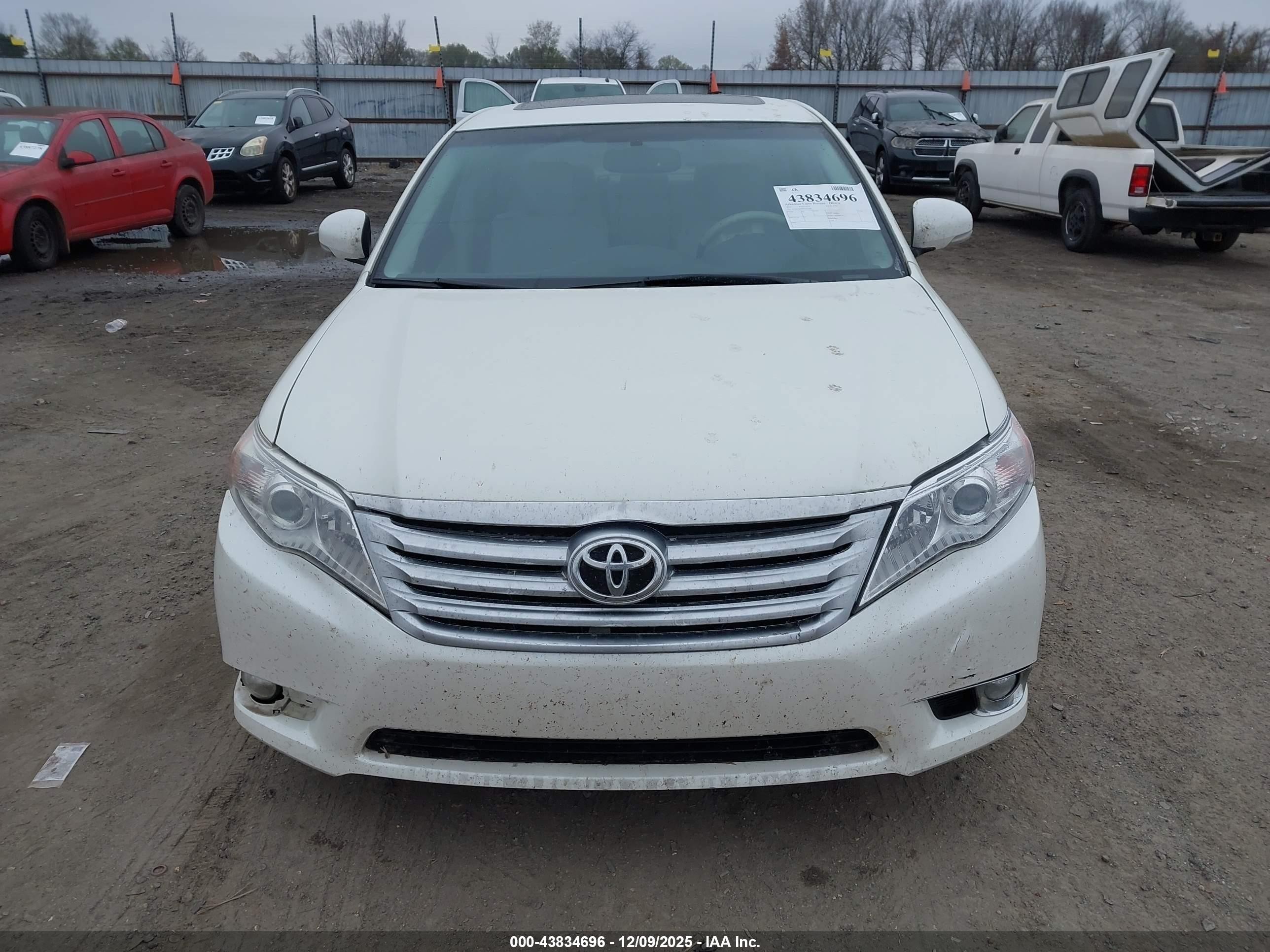 2011 Toyota Avalon Limited White vin: 4T1BK3DB4BU421498