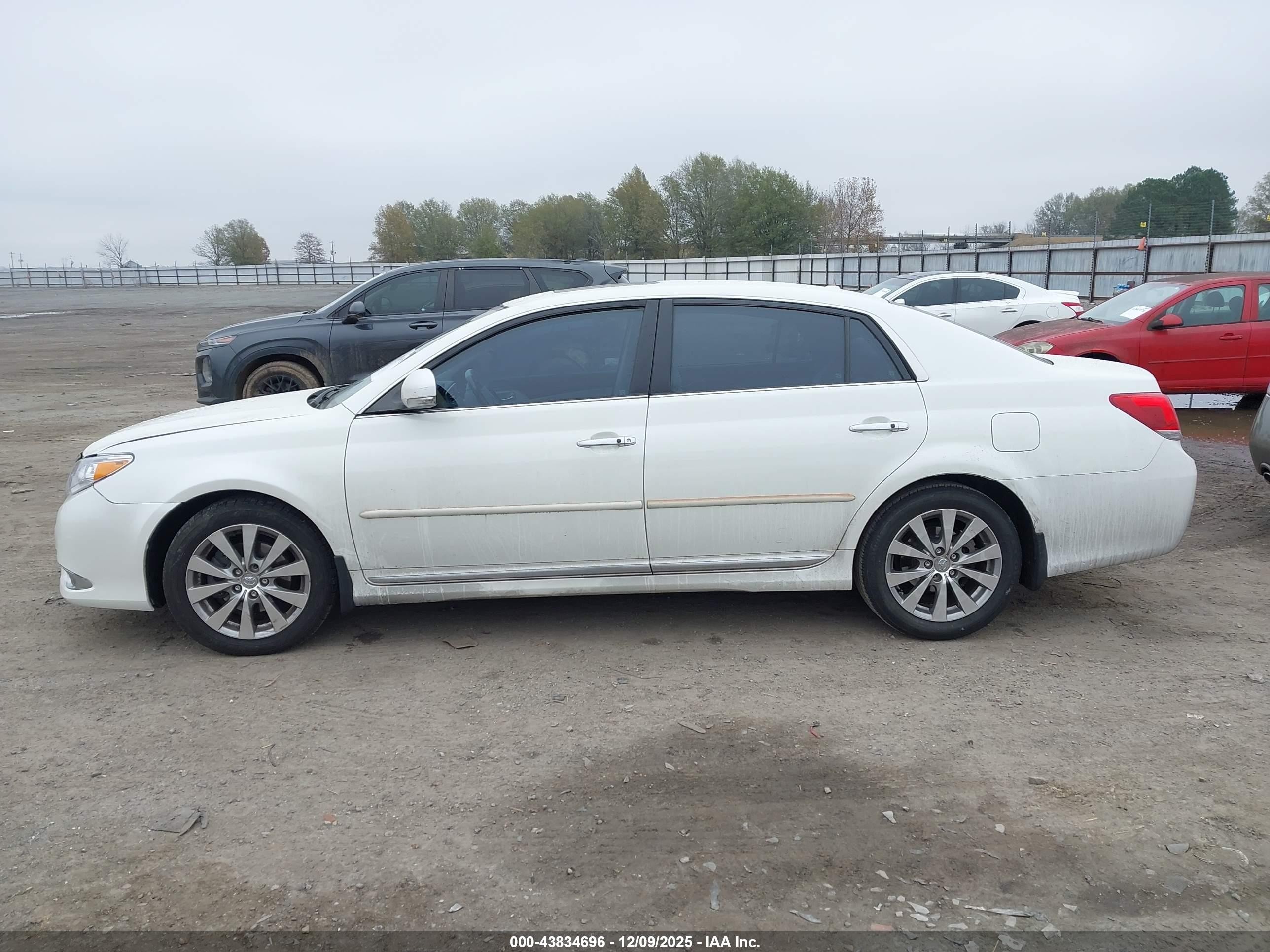 2011 Toyota Avalon Limited White vin: 4T1BK3DB4BU421498