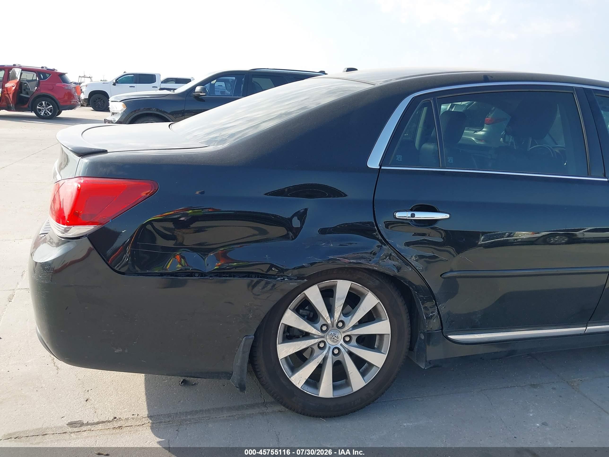 2011 Toyota Avalon Limited Black vin: 4T1BK3DB4BU434686