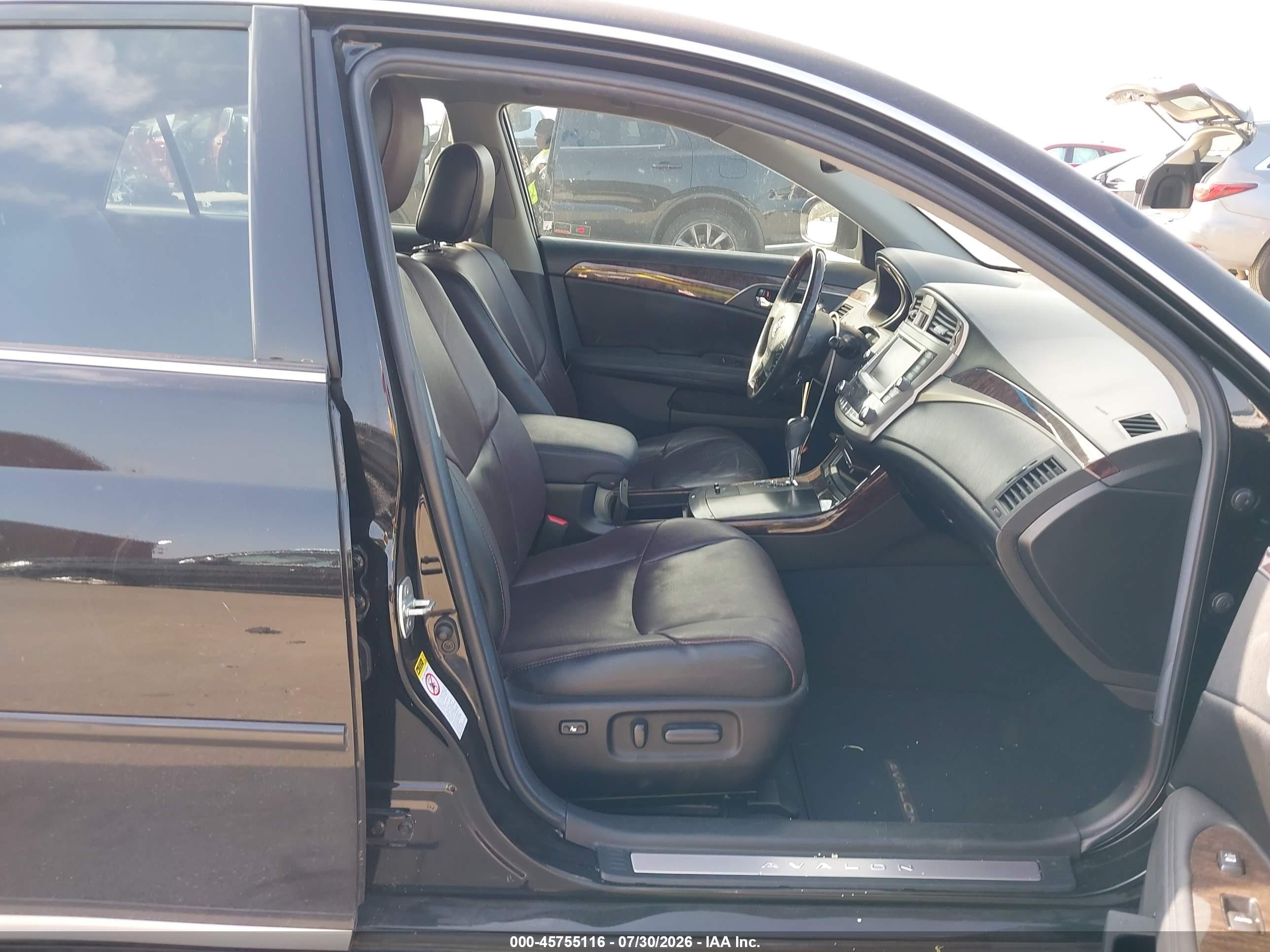 2011 Toyota Avalon Limited Black vin: 4T1BK3DB4BU434686