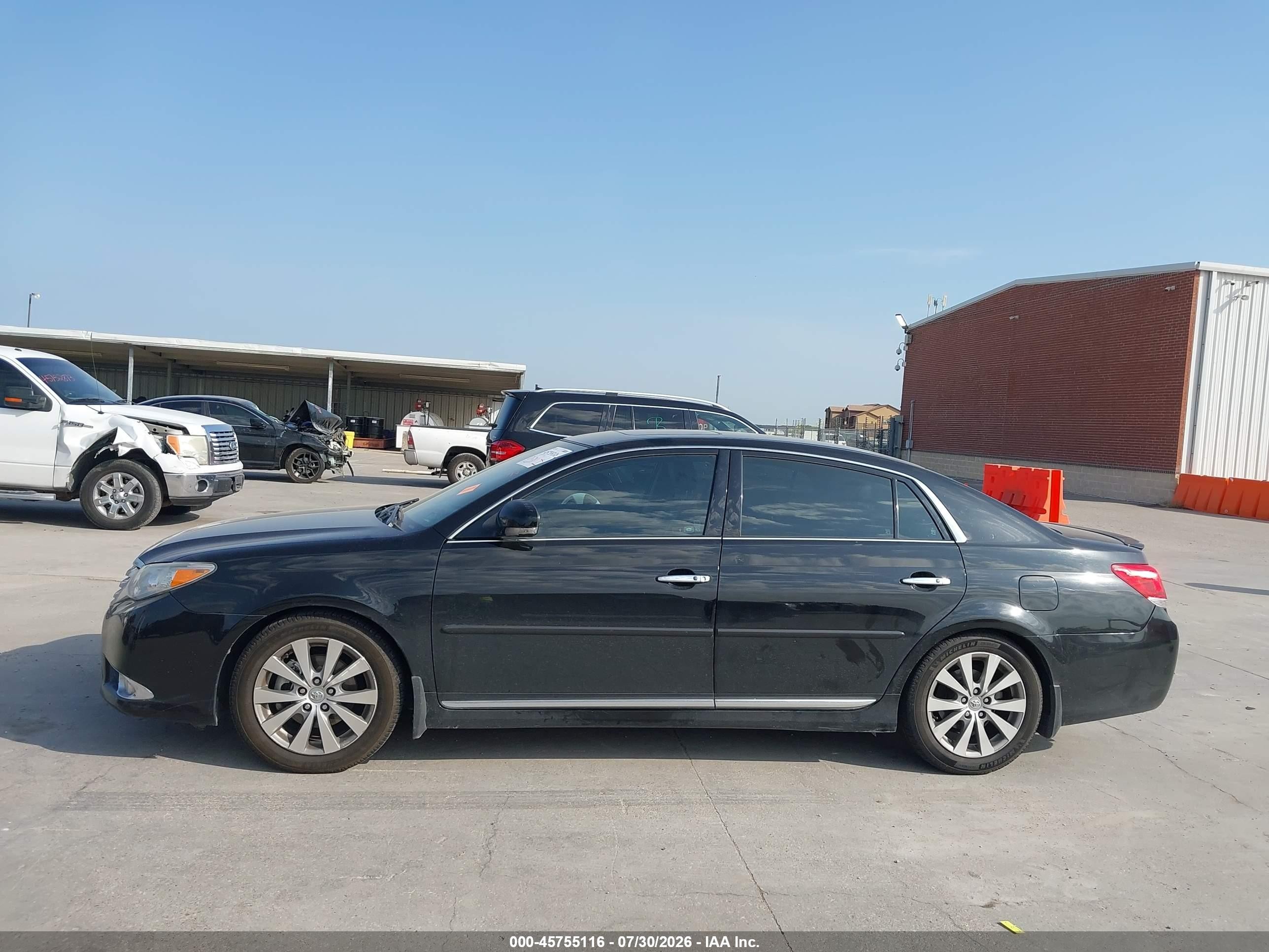 2011 Toyota Avalon Limited Black vin: 4T1BK3DB4BU434686