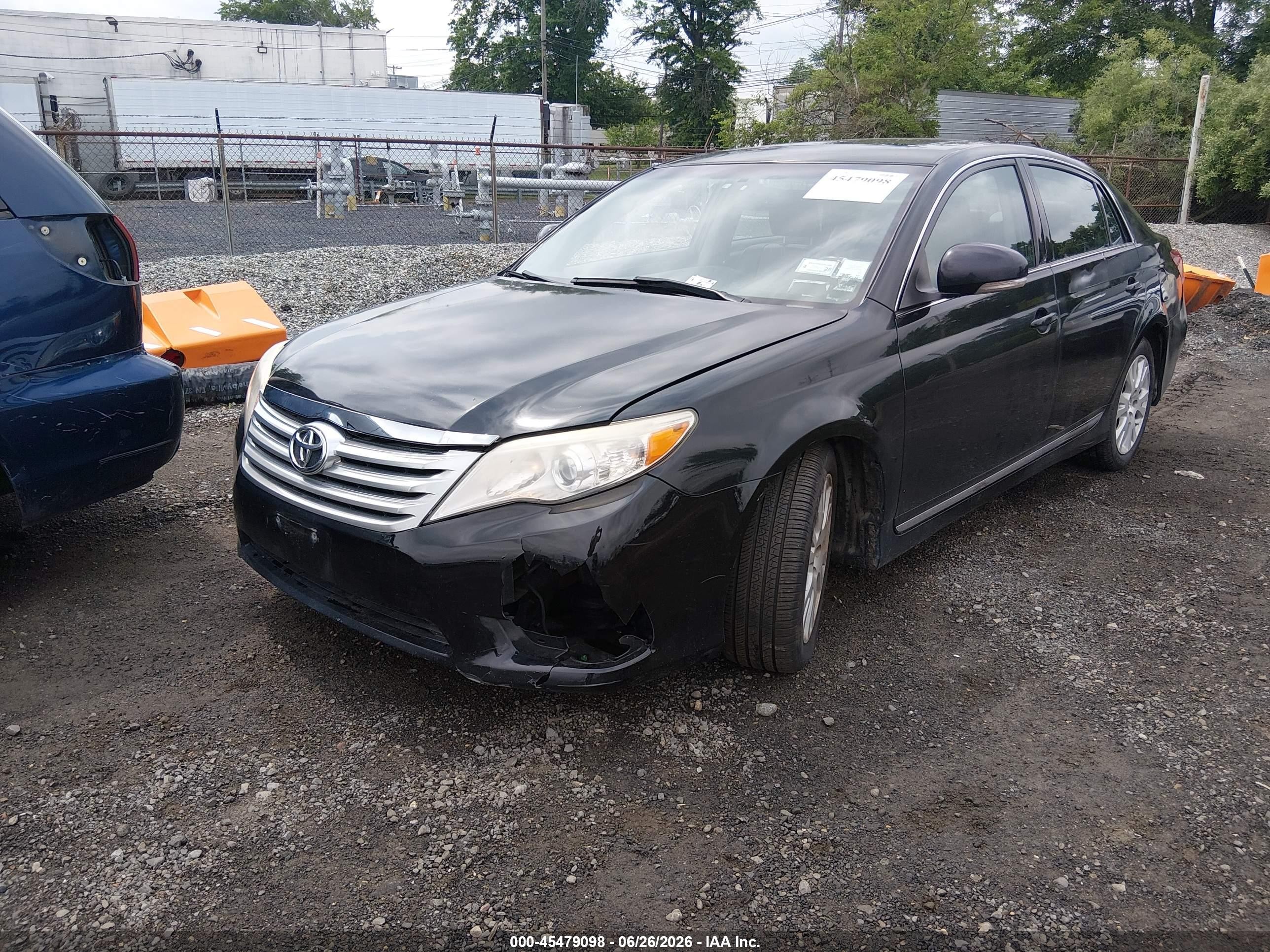 2012 Toyota Avalon   Black vin: 4T1BK3DB4CU450632