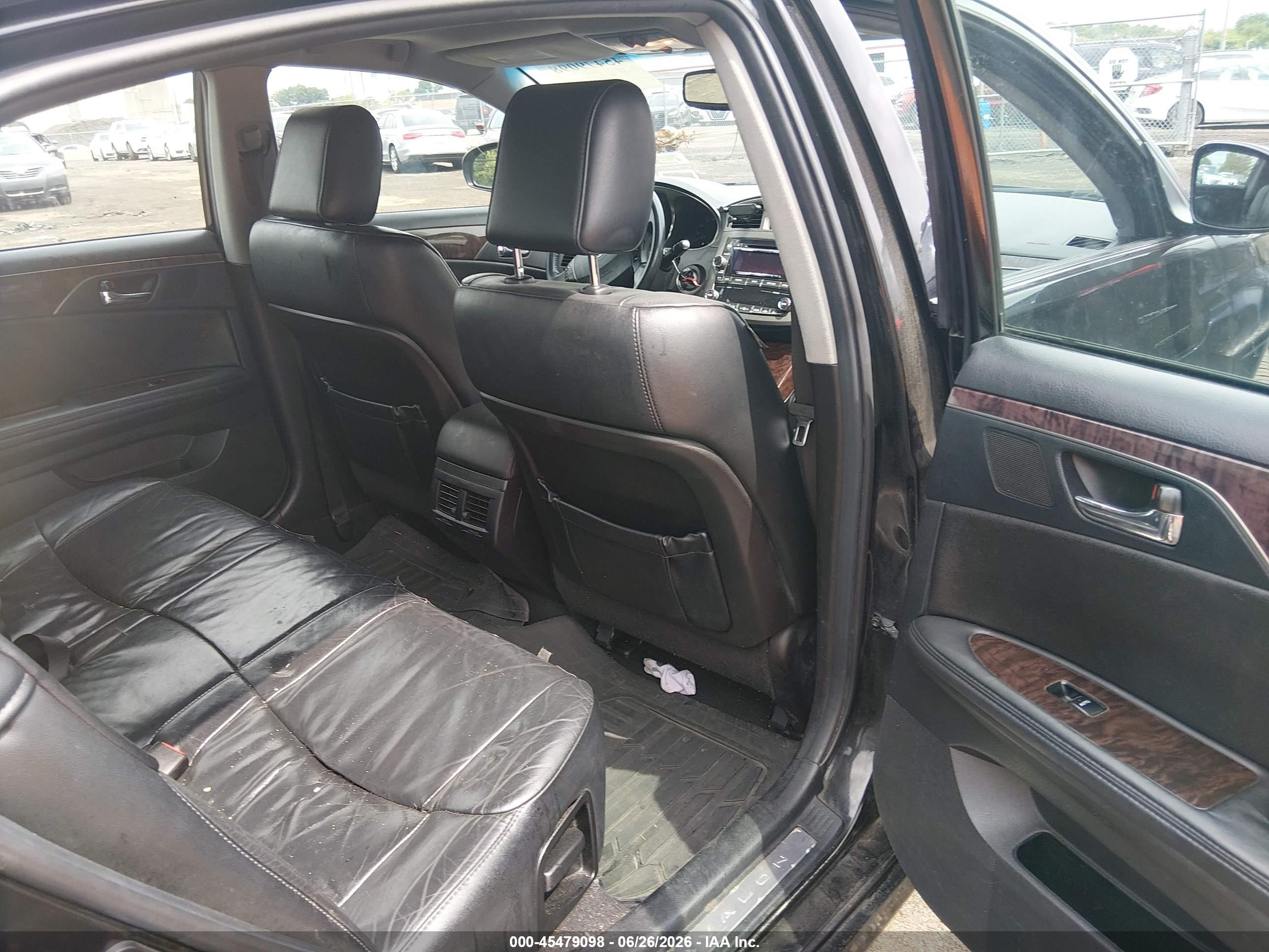2012 Toyota Avalon   Black vin: 4T1BK3DB4CU450632