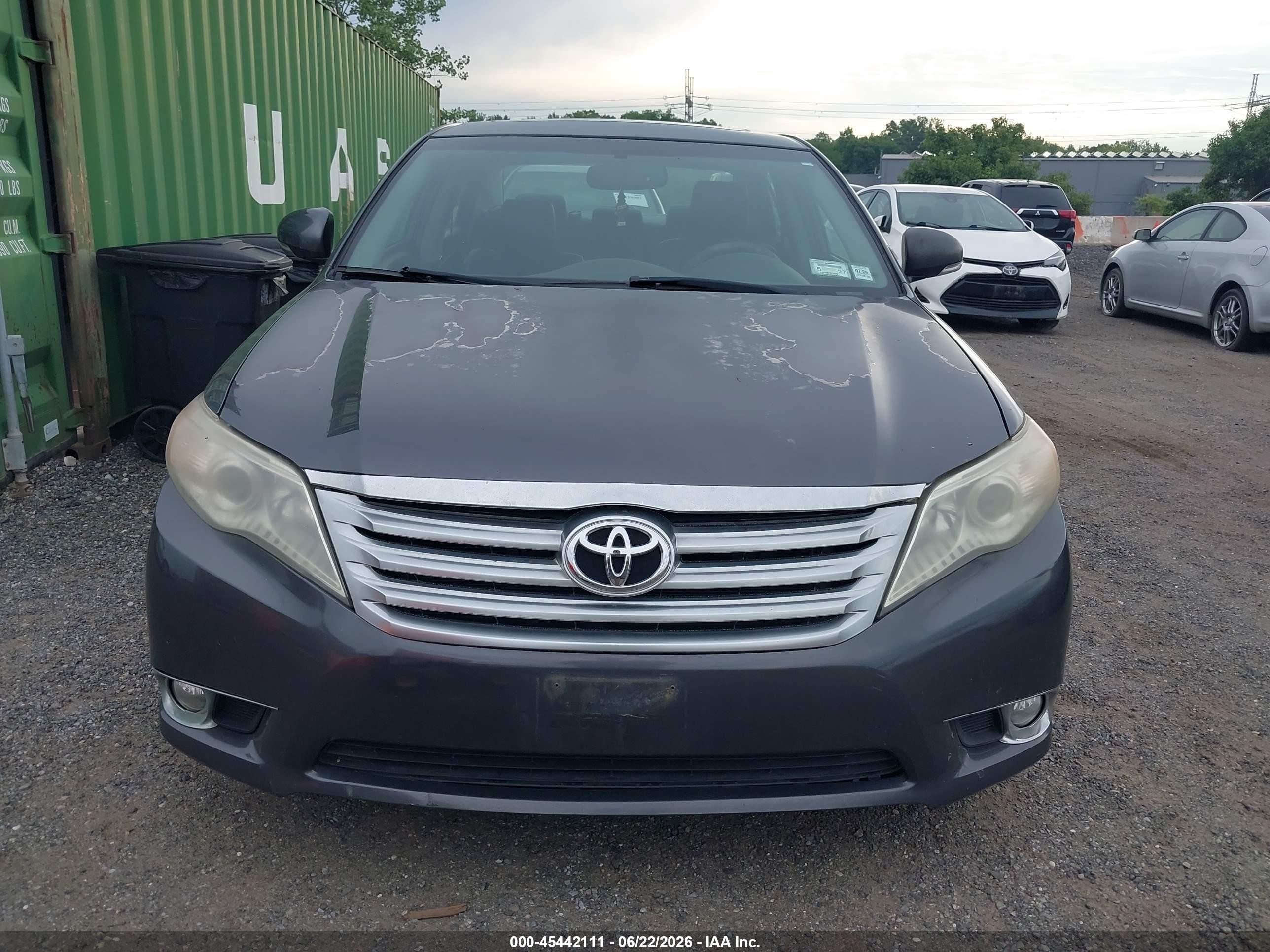 2012 Toyota Avalon   Gray vin: 4T1BK3DB4CU453319