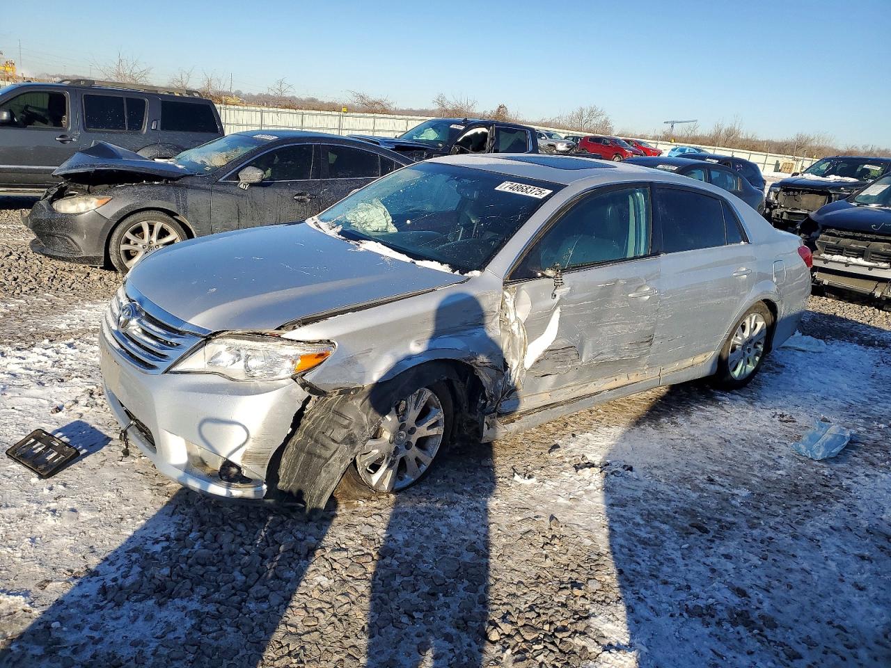 2012 Toyota Avalon Base Silver vin: 4T1BK3DB4CU456270