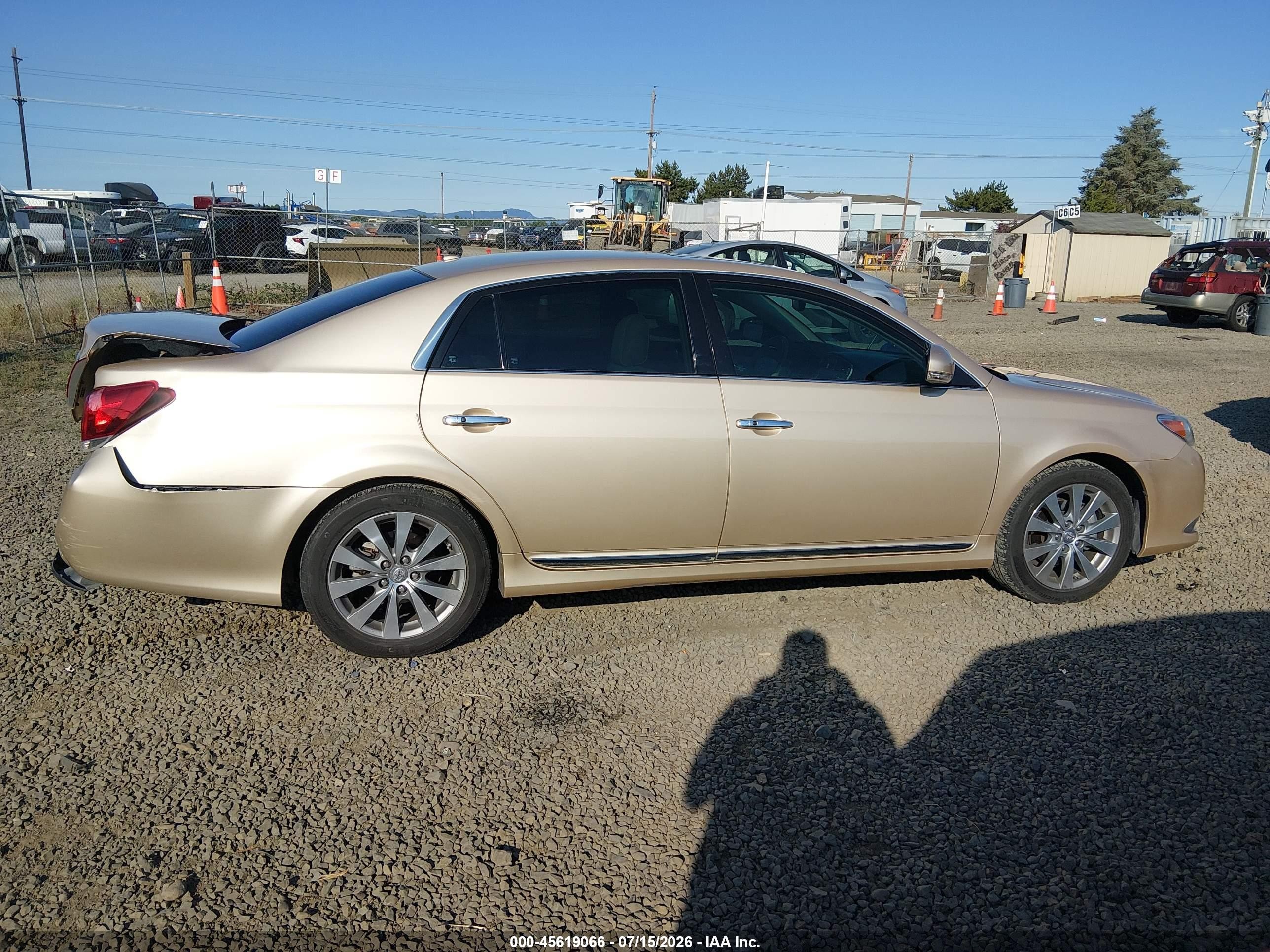2012 Toyota Avalon Limited Gold vin: 4T1BK3DB4CU459895