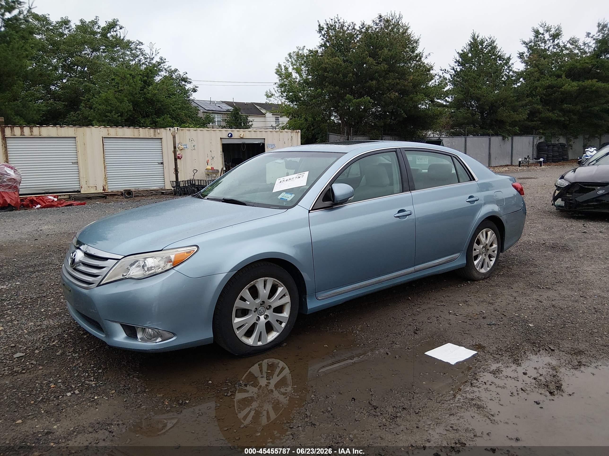 2011 Toyota Avalon   Blue vin: 4T1BK3DB5BU390875