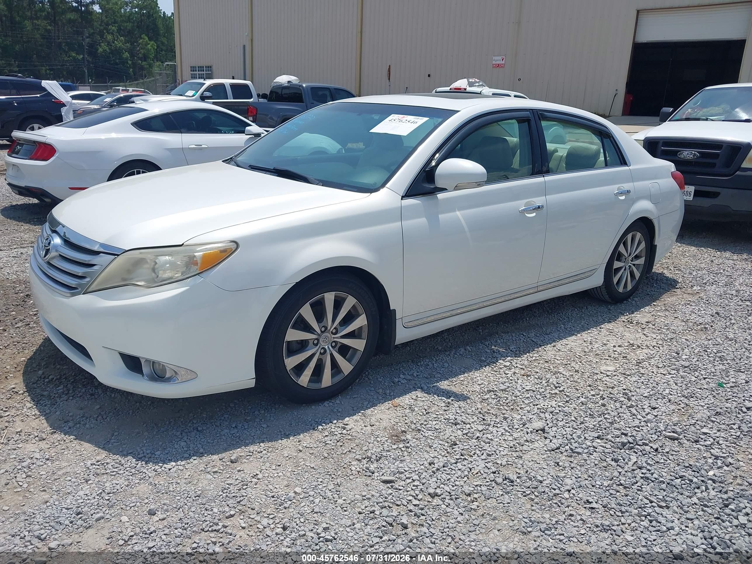 2011 Toyota Avalon Limited Белый vin: 4T1BK3DB5BU397972