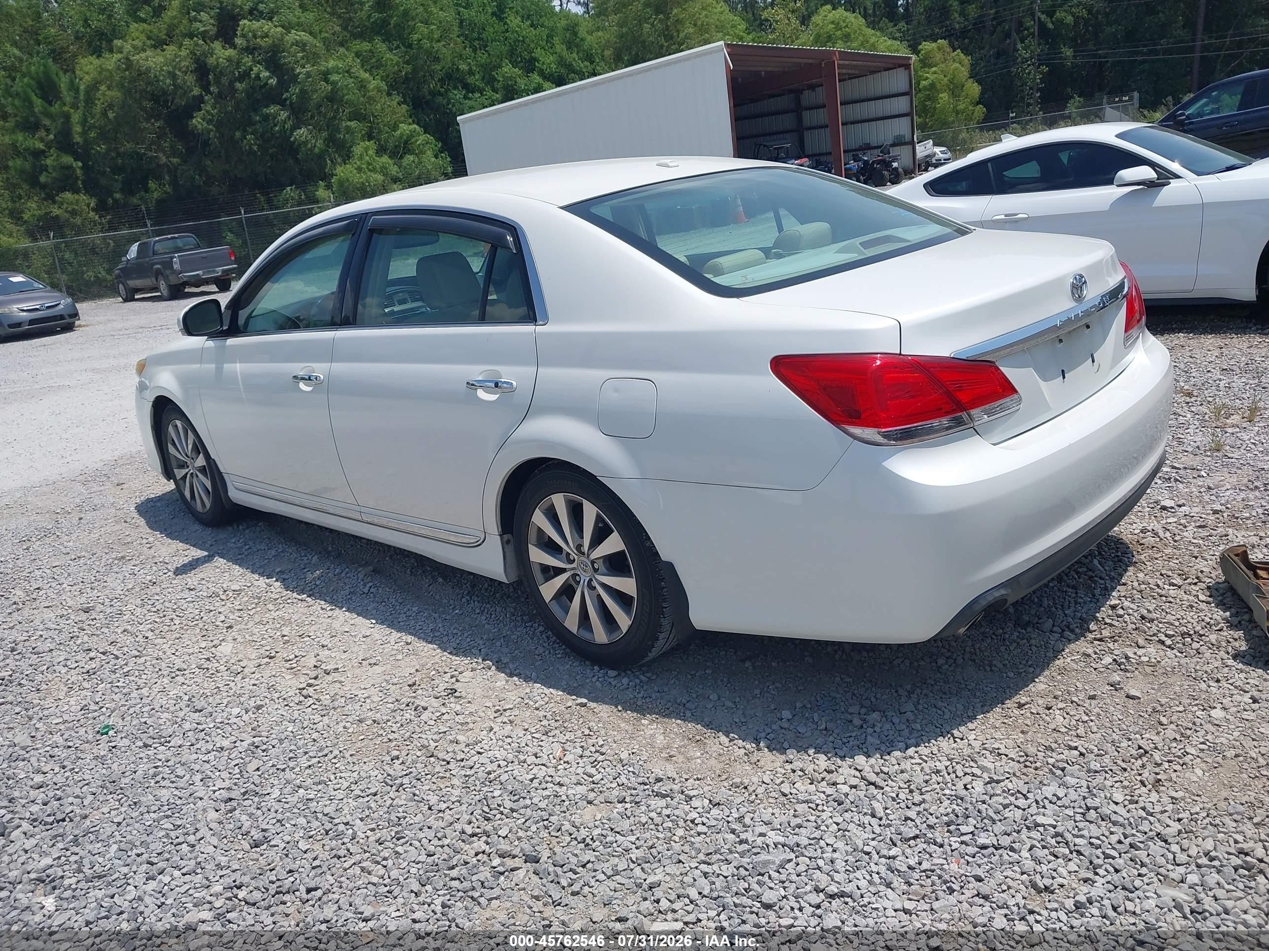 2011 Toyota Avalon Limited Белый vin: 4T1BK3DB5BU397972