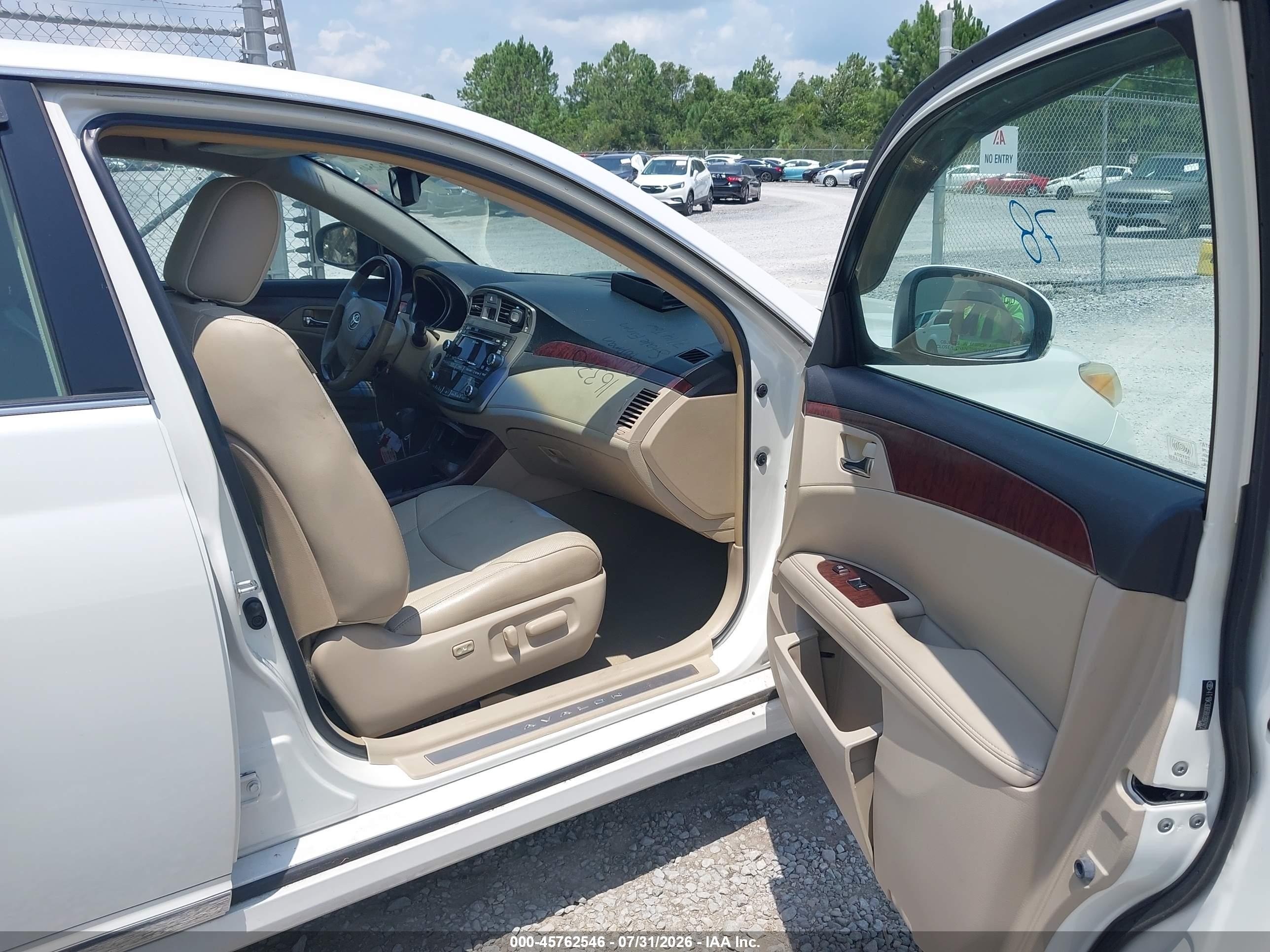 2011 Toyota Avalon Limited Белый vin: 4T1BK3DB5BU397972