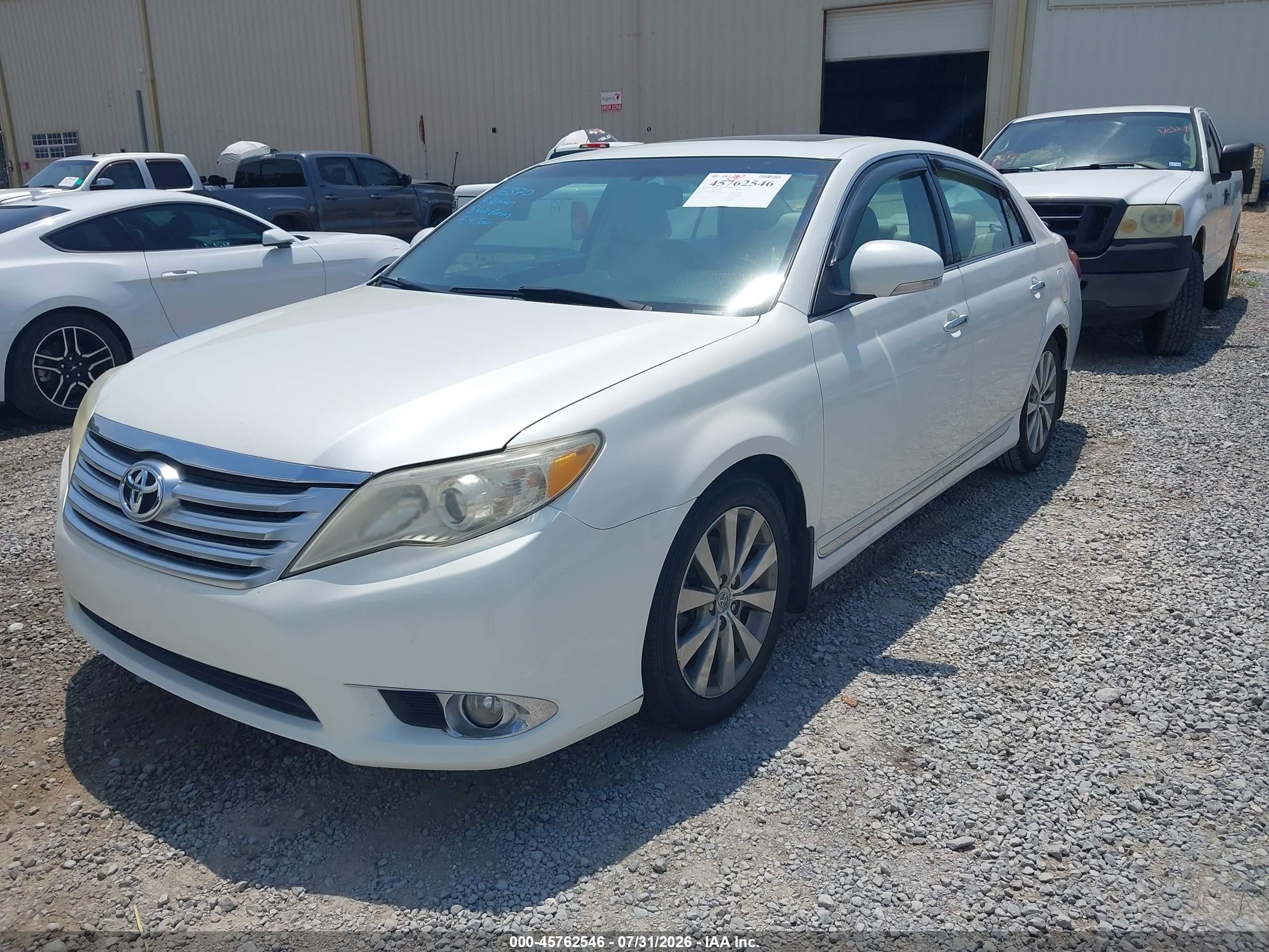 2011 Toyota Avalon Limited Белый vin: 4T1BK3DB5BU397972