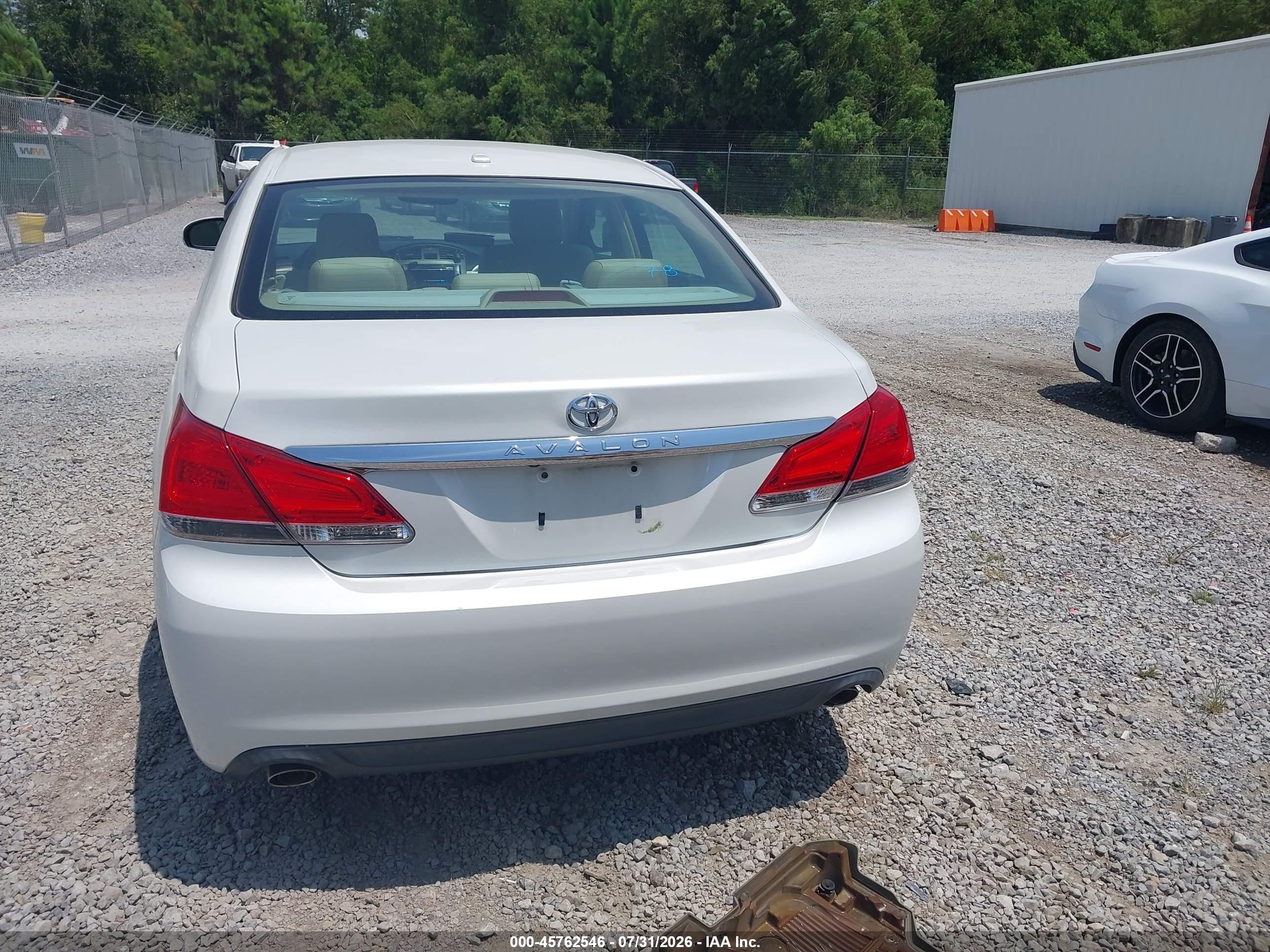 2011 Toyota Avalon Limited Белый vin: 4T1BK3DB5BU397972