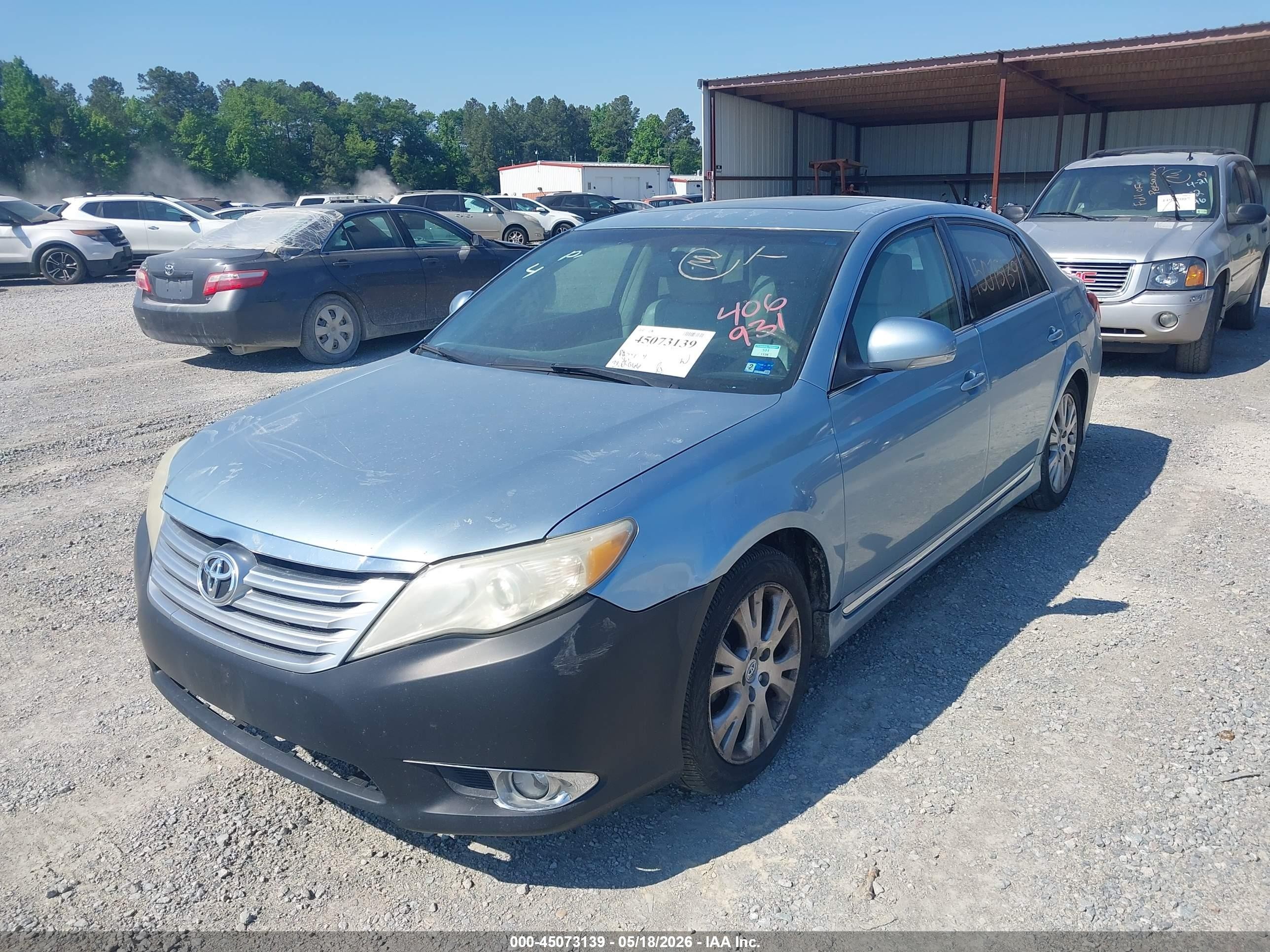 2011 Toyota Avalon   Blue vin: 4T1BK3DB5BU406931
