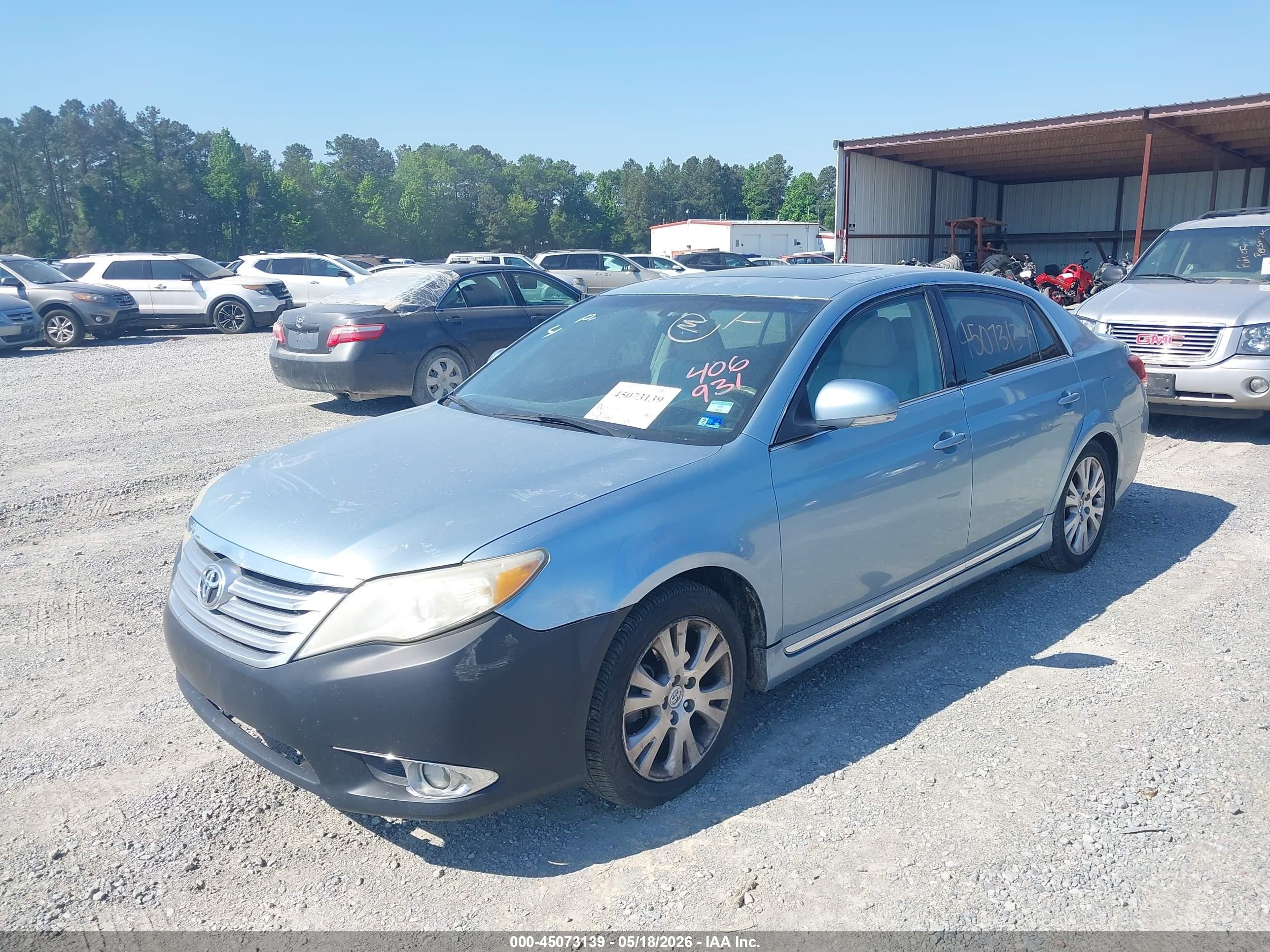 2011 Toyota Avalon   Blue vin: 4T1BK3DB5BU406931