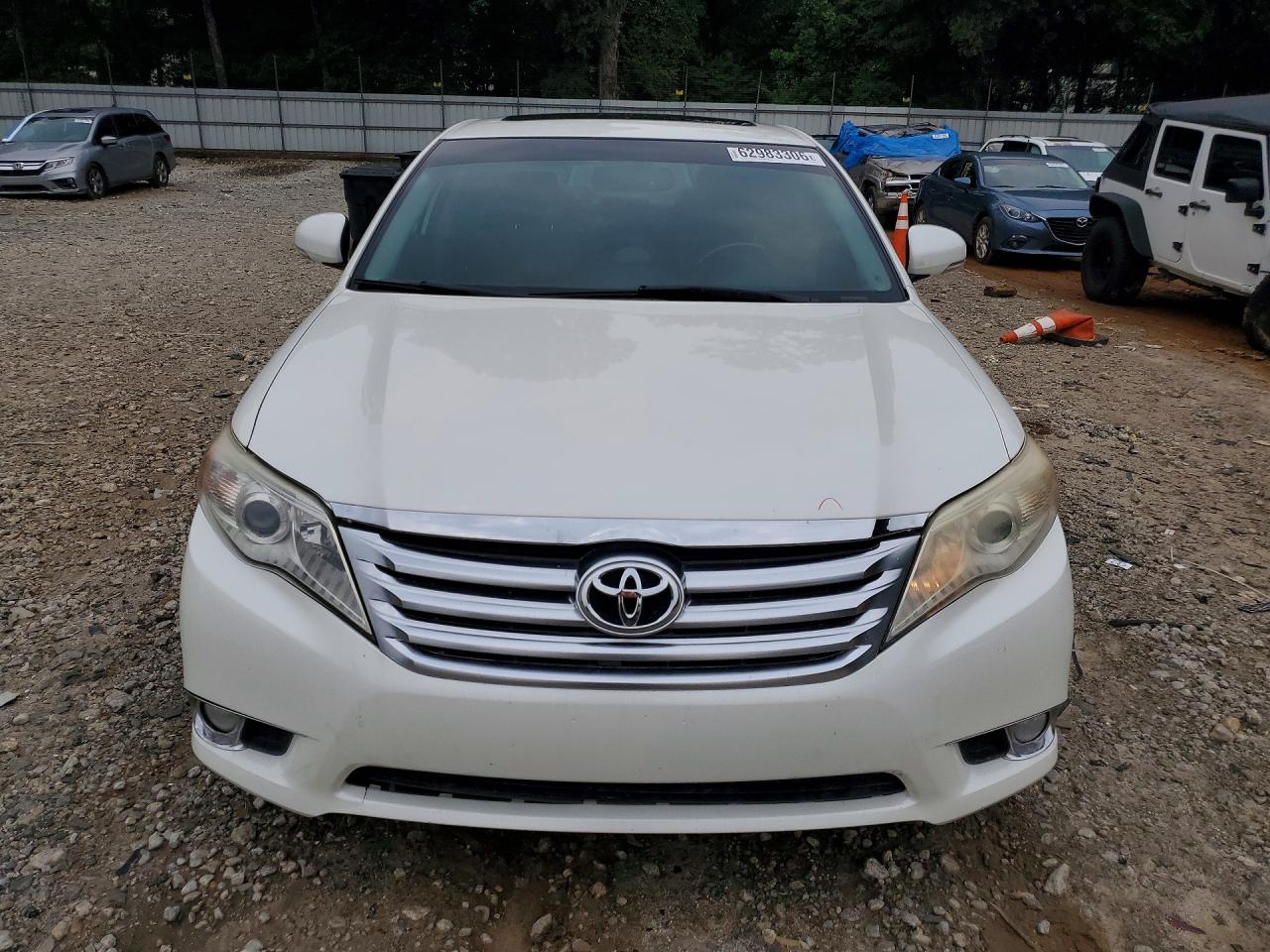 2011 Toyota Avalon Limited White vin: 4T1BK3DB5BU407402
