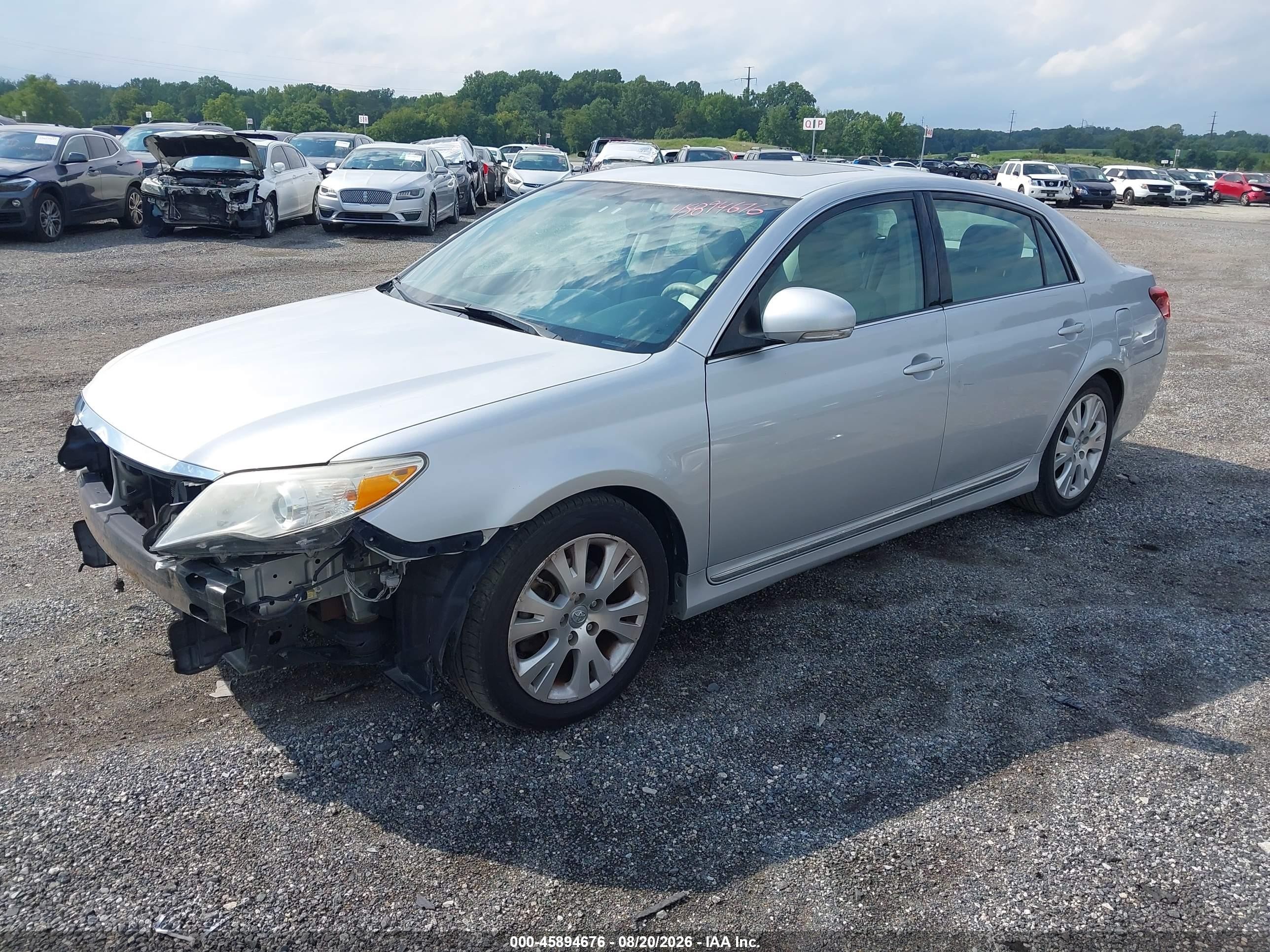 2011 Toyota Avalon   Красный vin: 4T1BK3DB5BU410798
