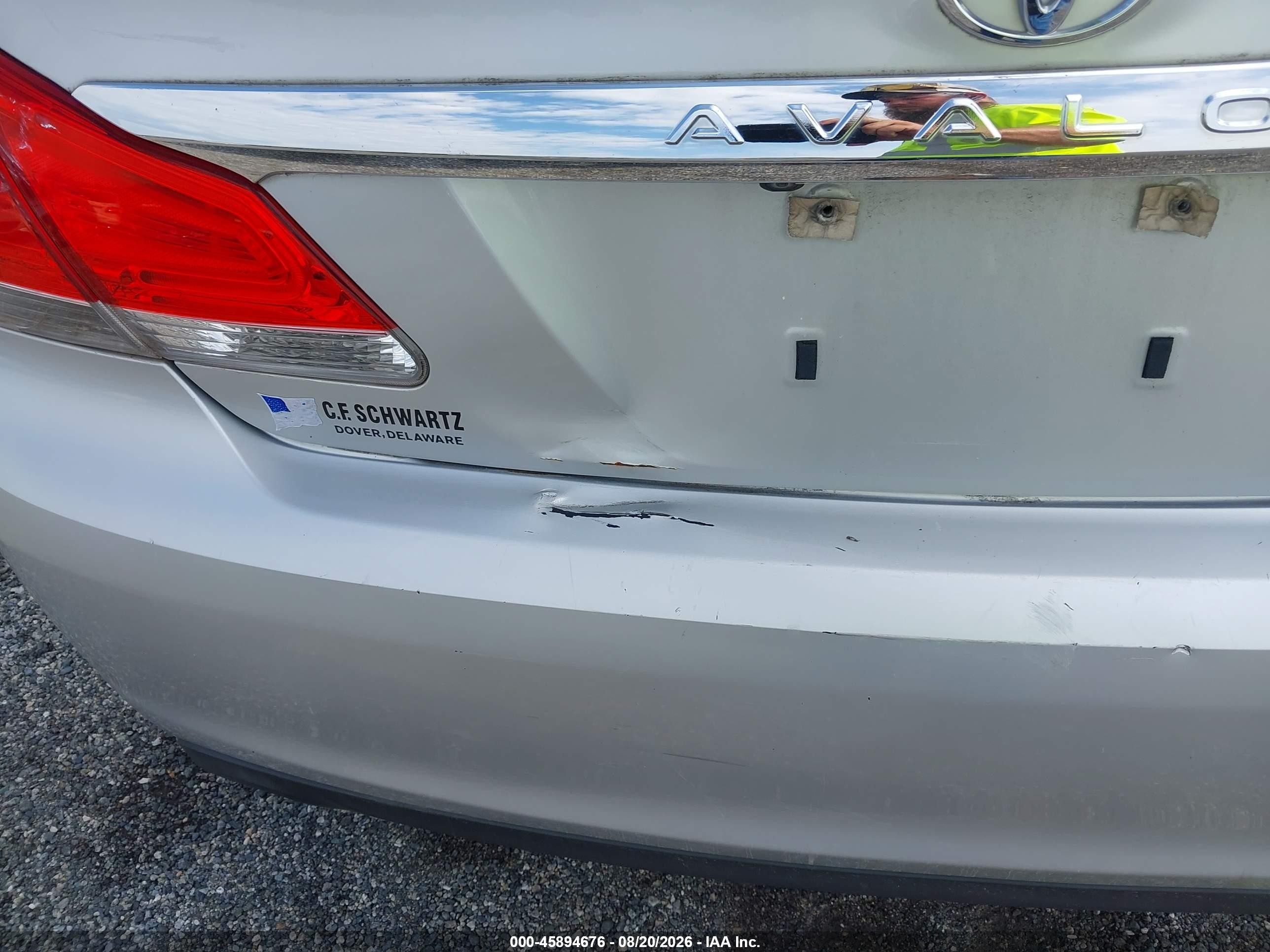 2011 Toyota Avalon   Красный vin: 4T1BK3DB5BU410798