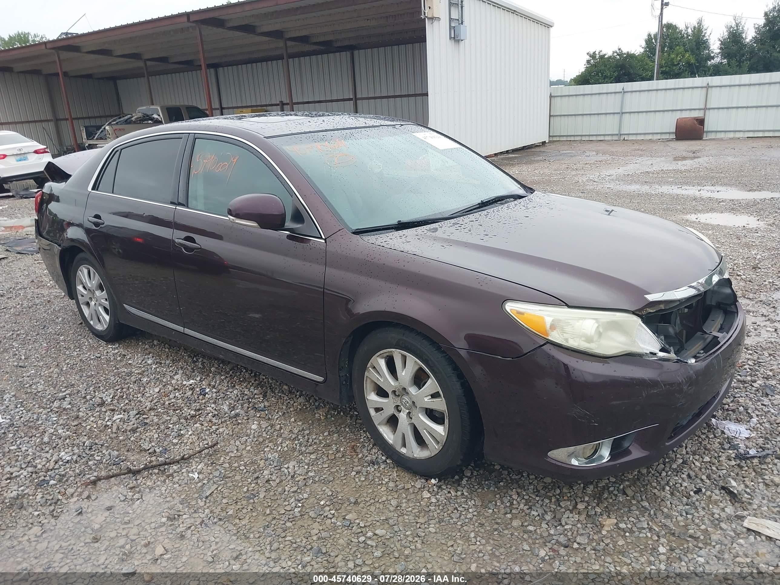 2011 Toyota Avalon   Maroon vin: 4T1BK3DB5BU430565