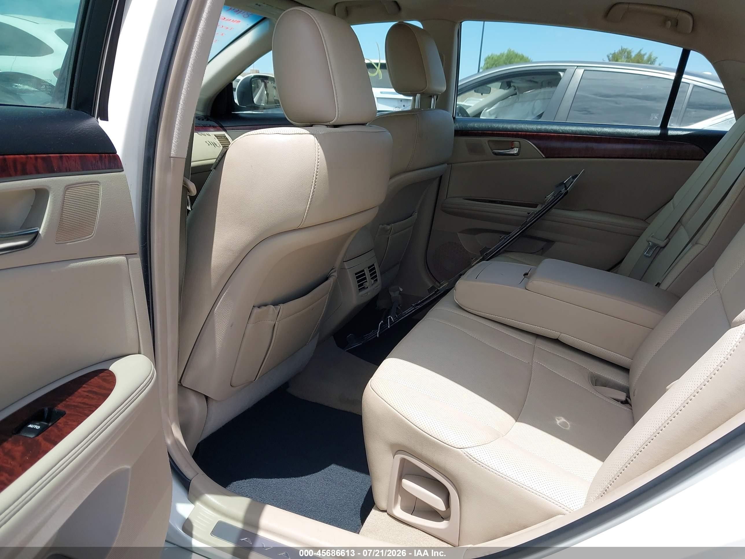 2011 Toyota Avalon Limited White vin: 4T1BK3DB5BU433398