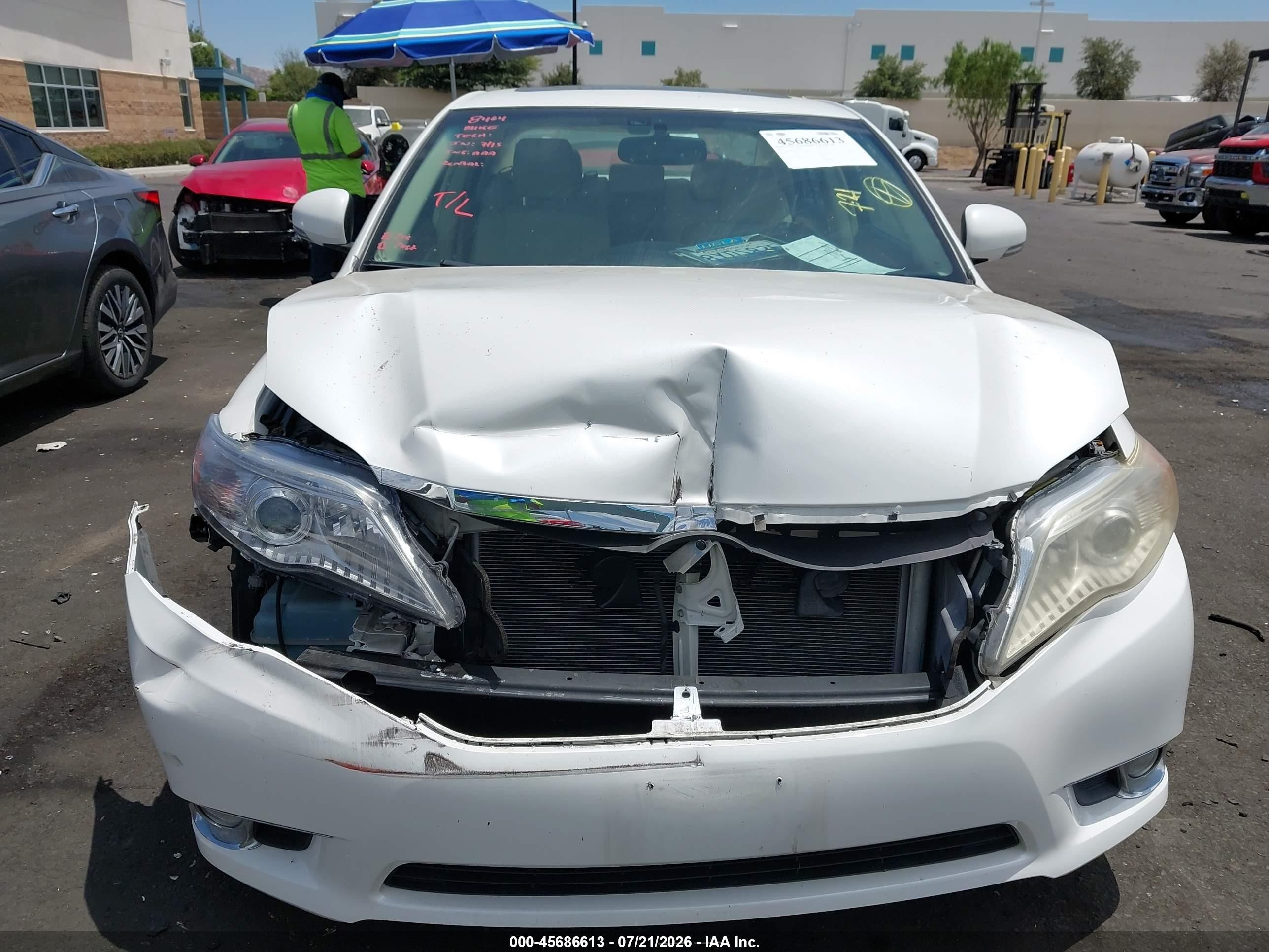 2011 Toyota Avalon Limited White vin: 4T1BK3DB5BU433398